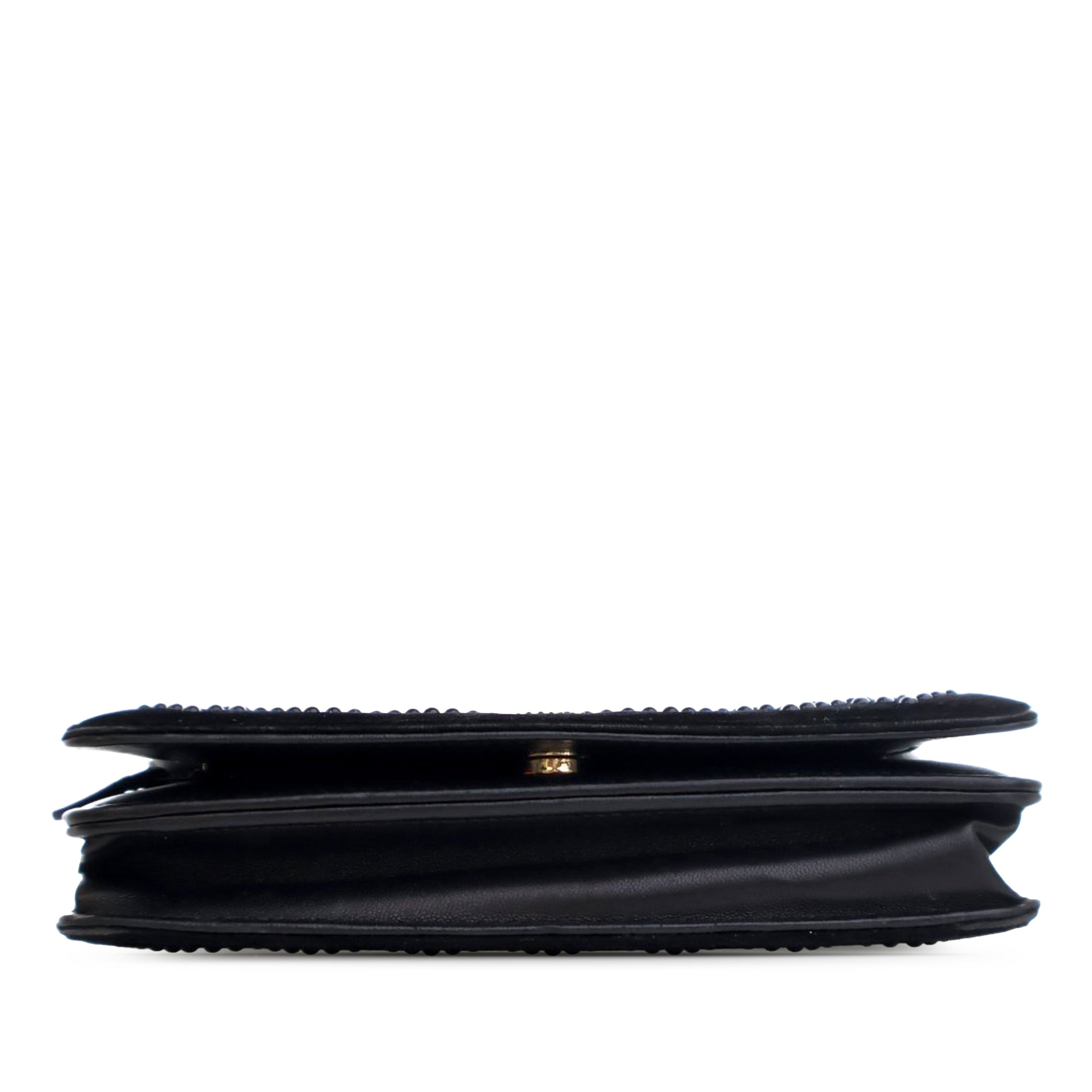 Chanel CC Velvet Studded Wallet On Chain - image 3