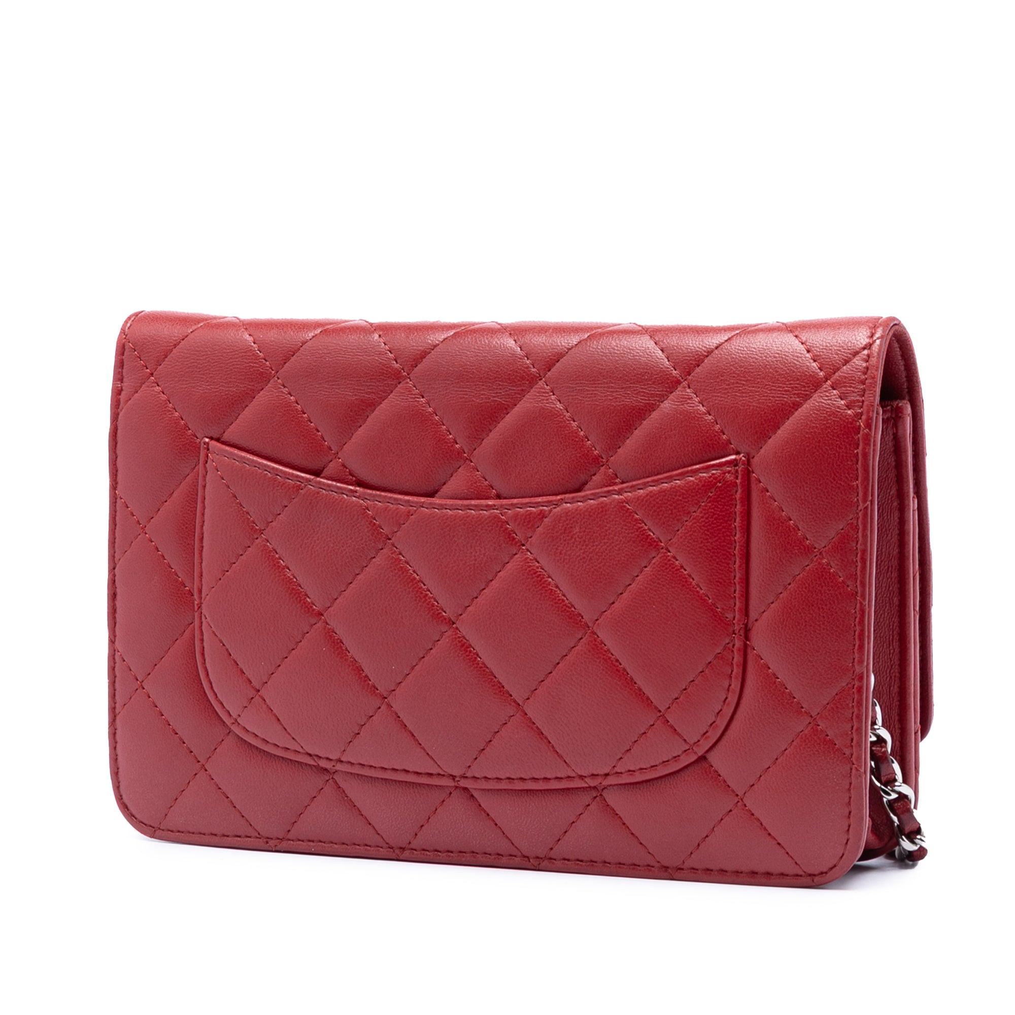 Chanel CC Quilted Lambskin Wallet on Chain - image 2