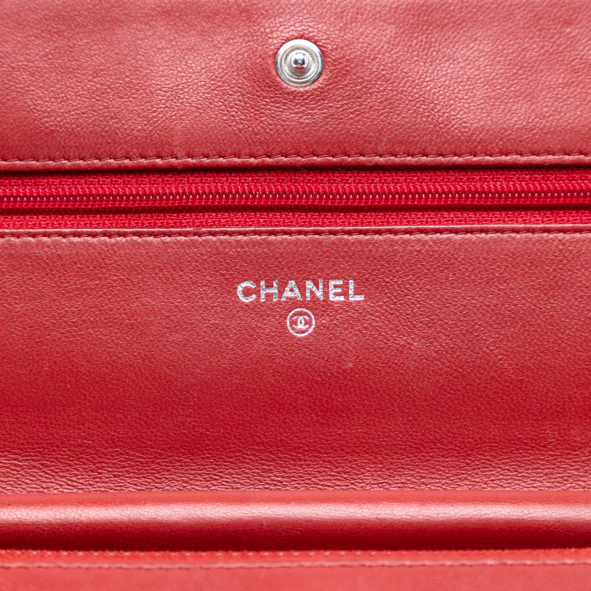 Chanel CC Quilted Lambskin Wallet on Chain - image 5
