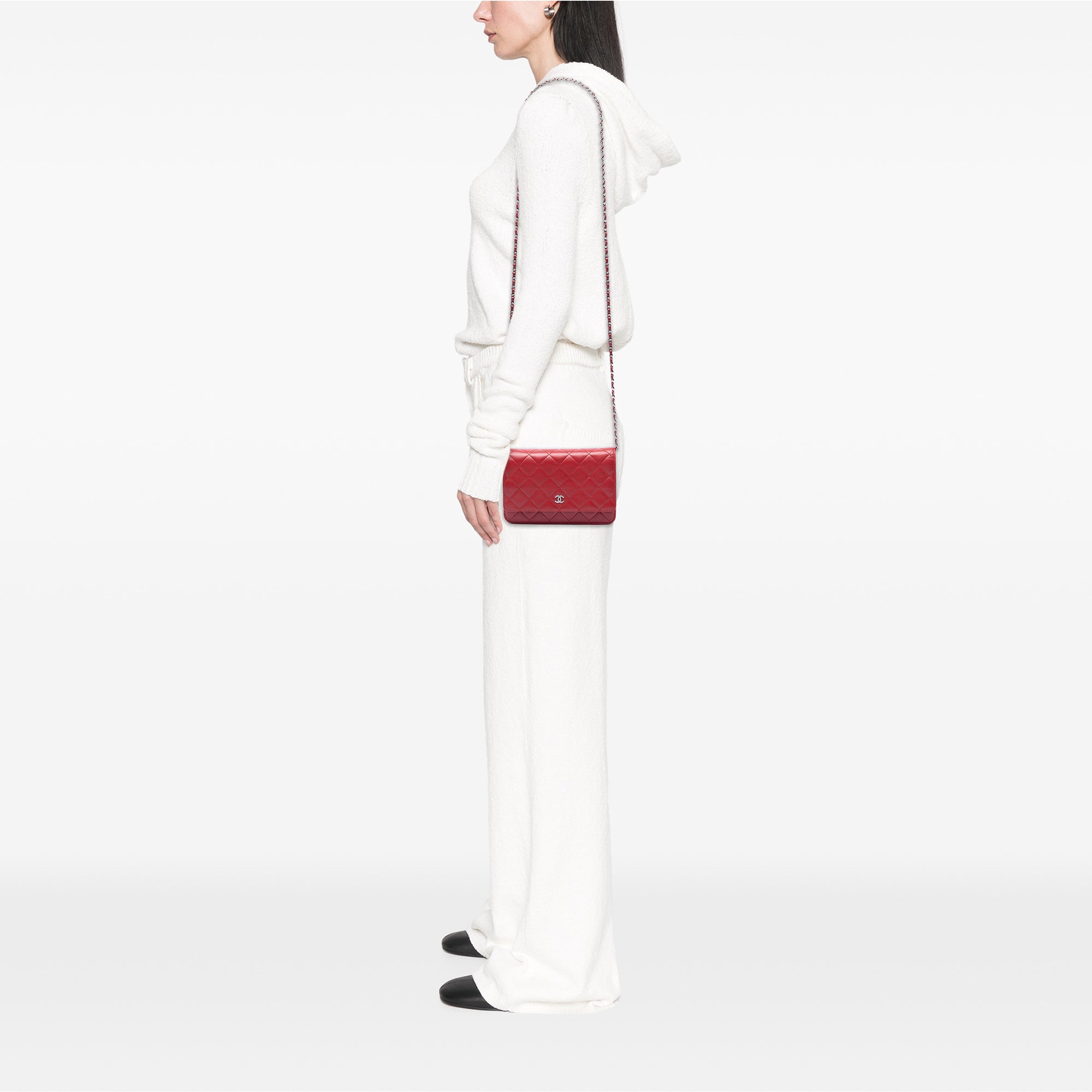 Chanel CC Quilted Lambskin Wallet on Chain - image 6