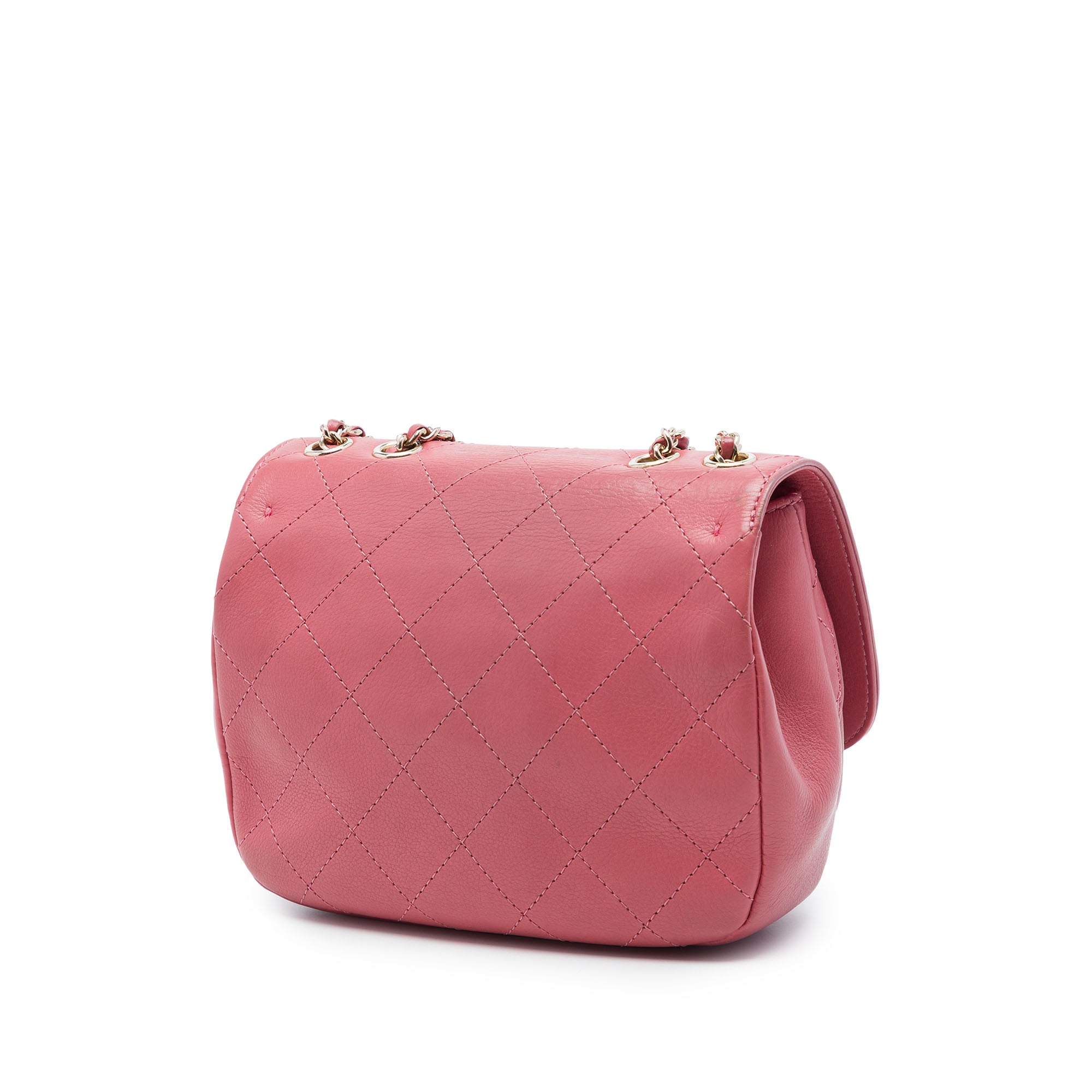 Chanel Small Stitched Calfskin Covered CC Flap - image 2
