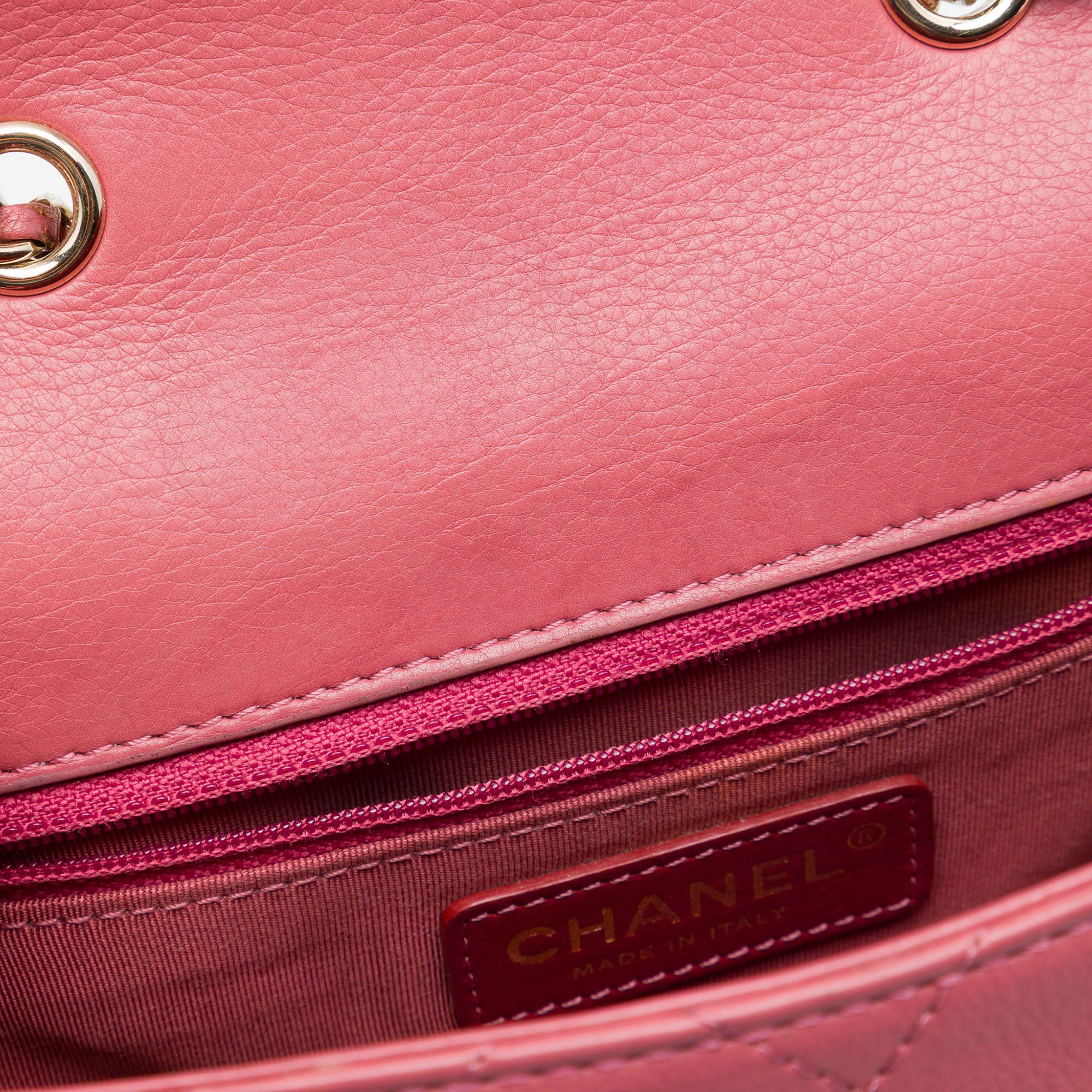 Chanel Small Stitched Calfskin Covered CC Flap - image 6