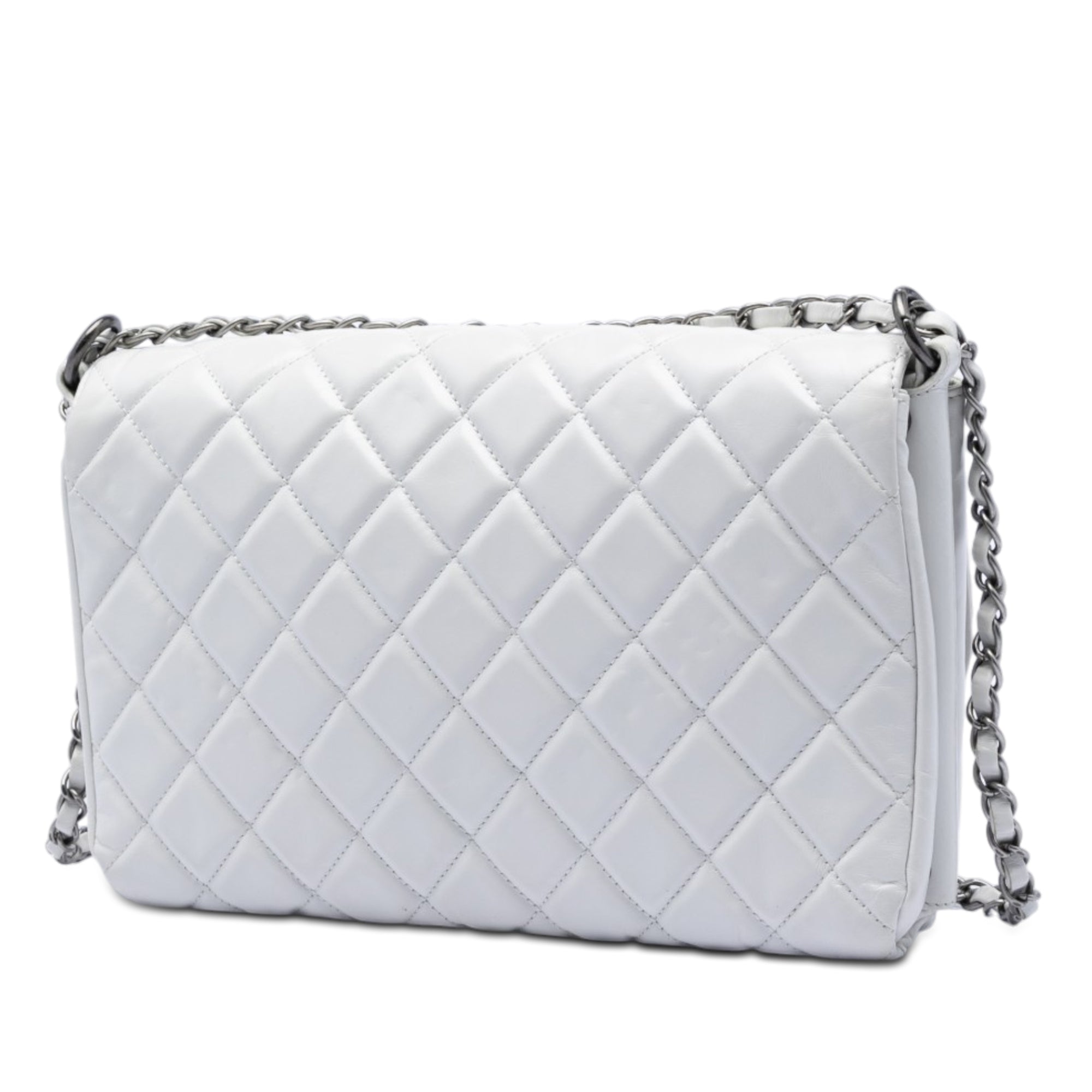 Chanel Quilted Glazed Calfskin Soft Boy Flap - image 2