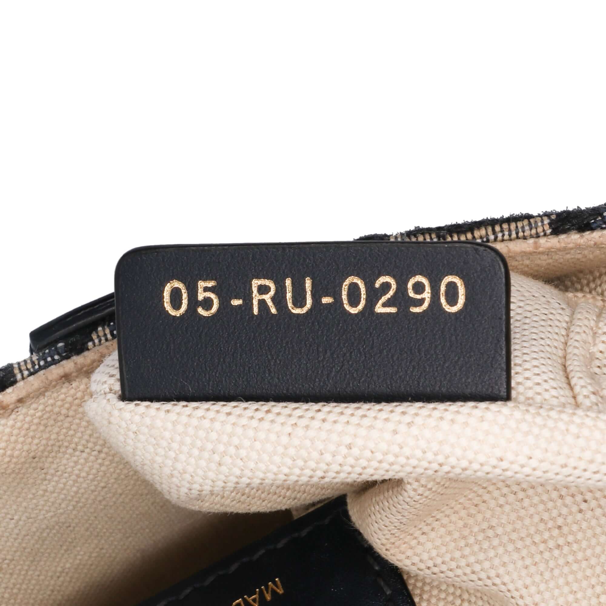 Dior Mini Oblique Canvas Saddle Bag
