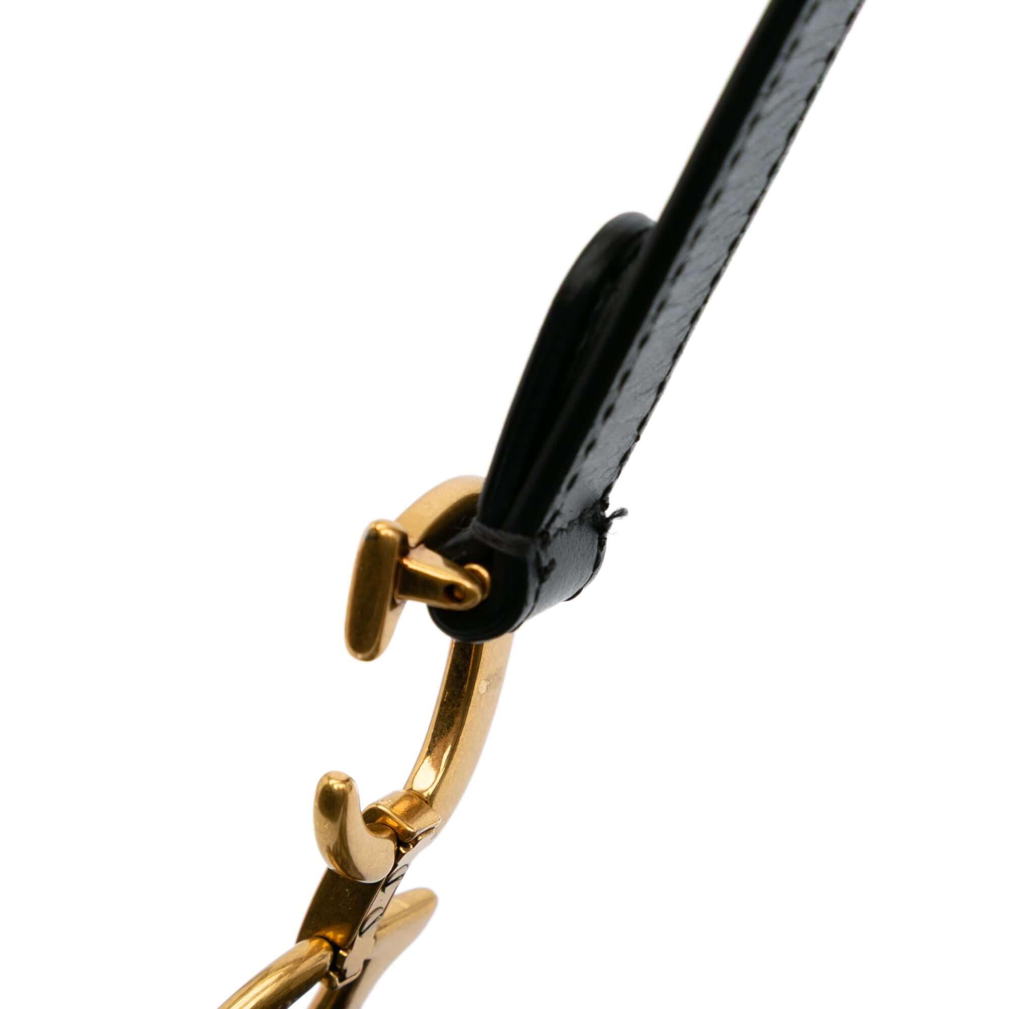 Dior Mini Oblique Canvas Saddle Bag