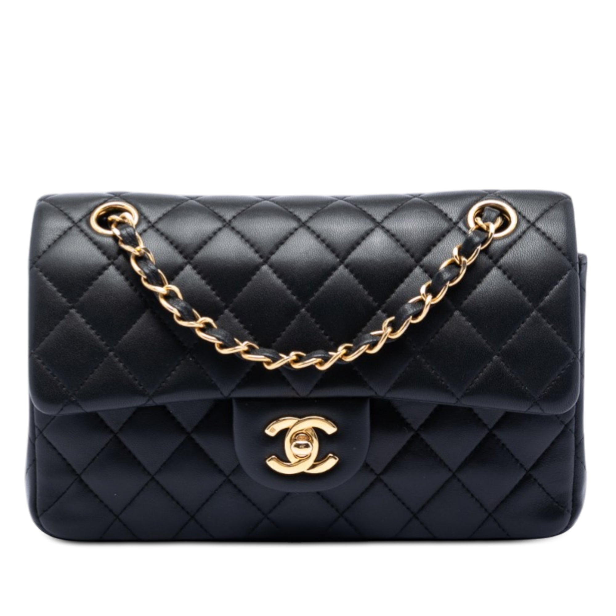 Chanel Small Classic Lambskin Double Flap - image 1