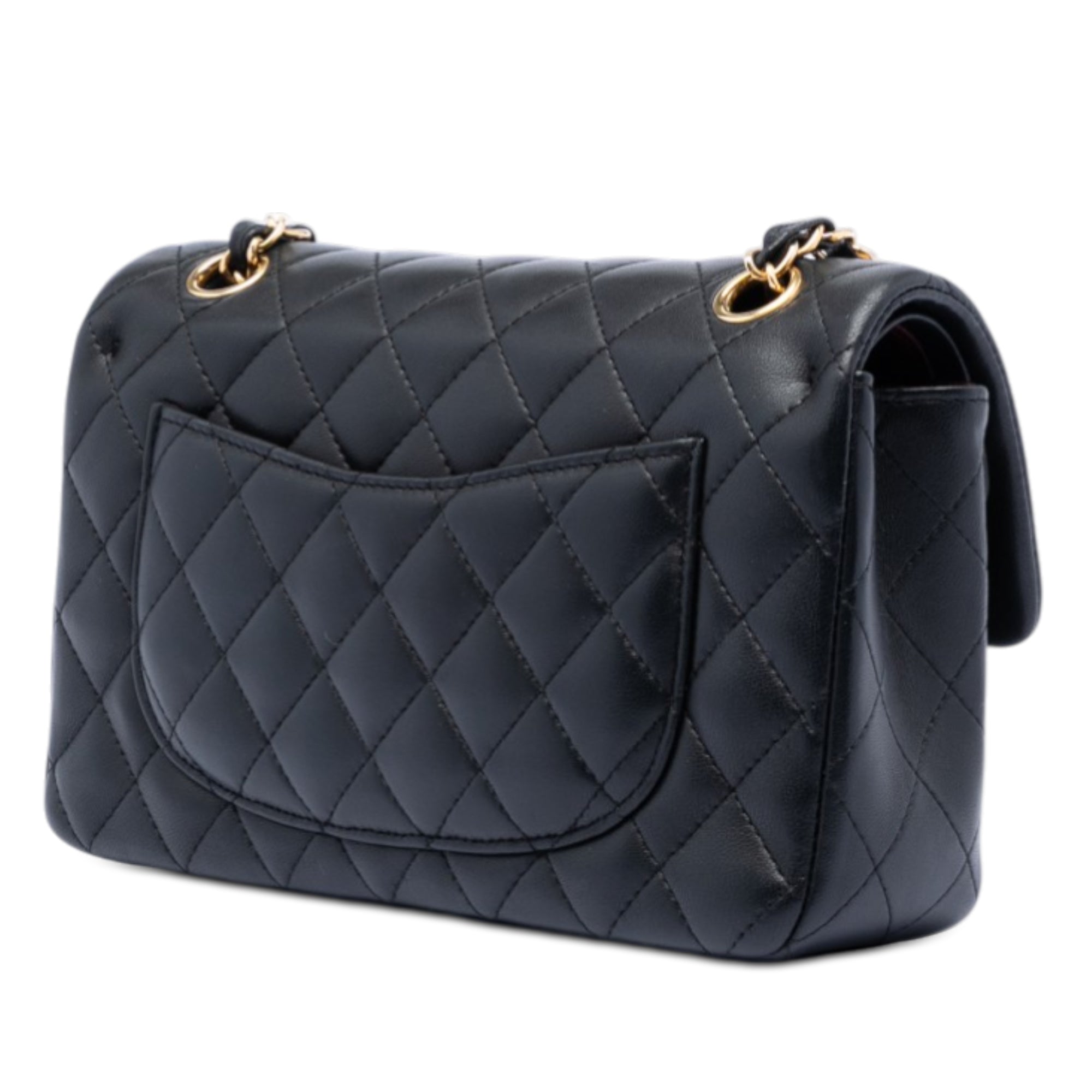 Chanel Small Classic Lambskin Double Flap - image 2