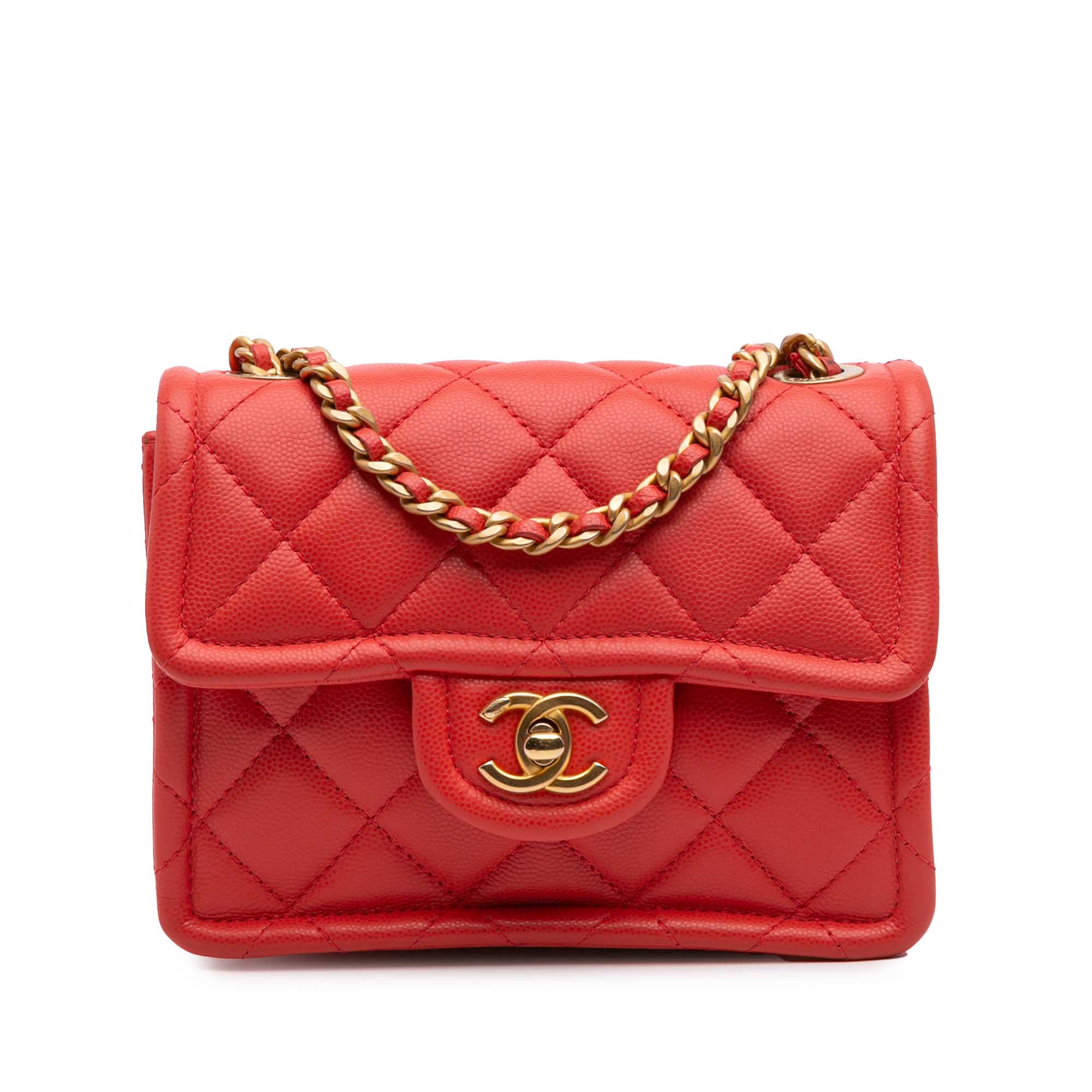 Chanel Mini Quilted Caviar Sweet Flap - image 1