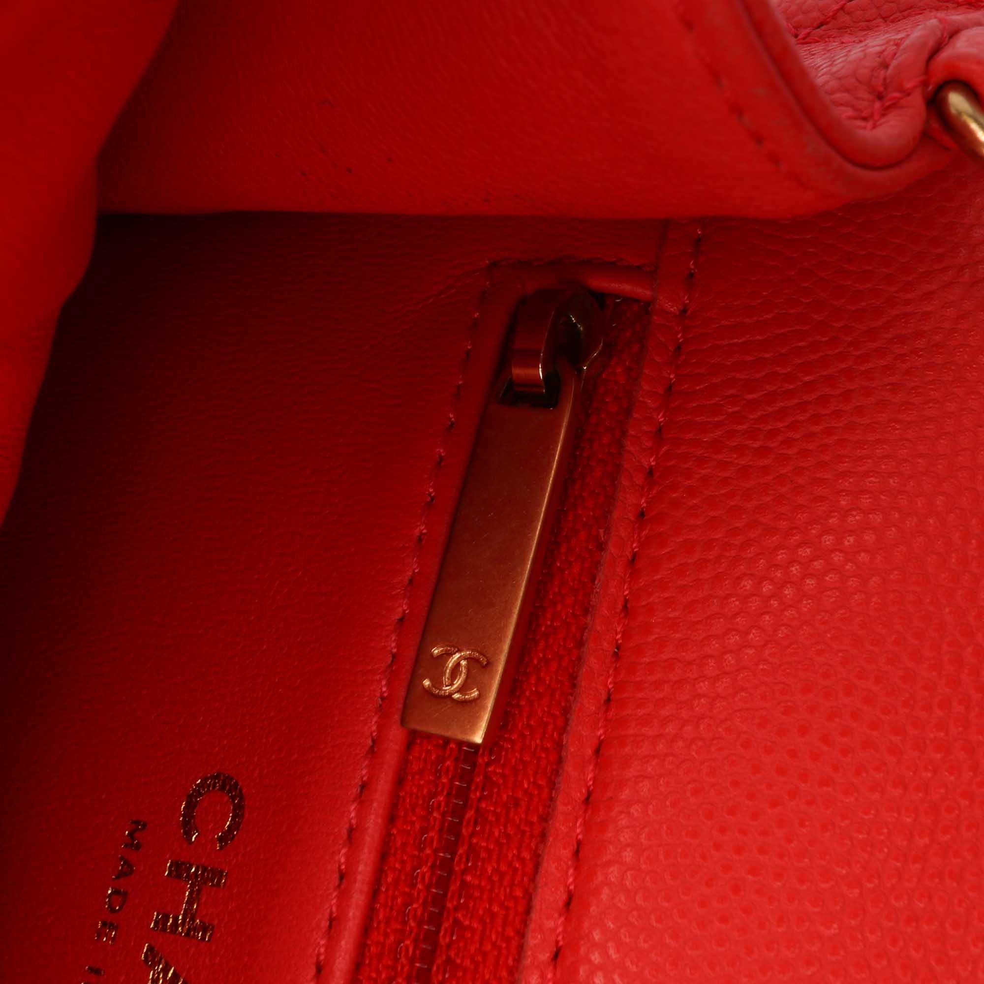 Chanel Mini Quilted Caviar Sweet Flap - image 6