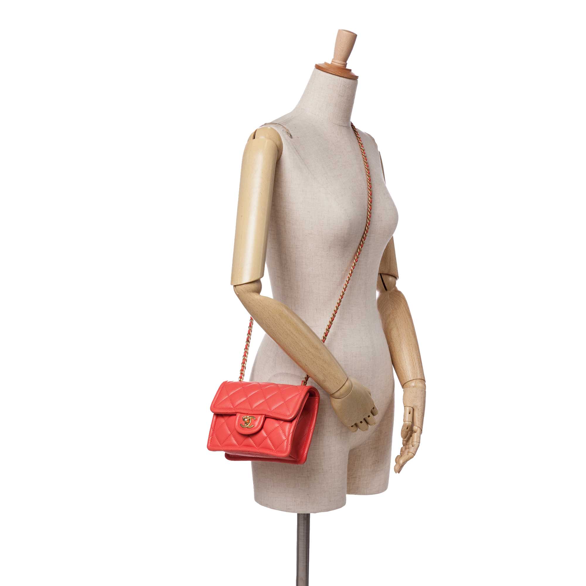 Chanel Mini Quilted Caviar Sweet Flap - image 9