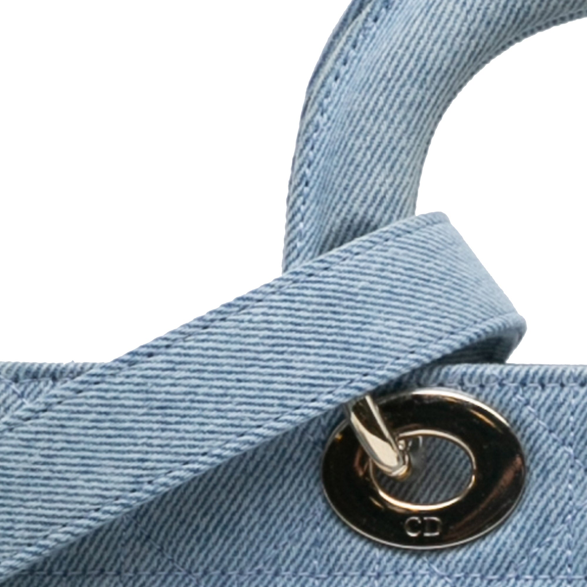 Dior Medium Denim Cannage Lady D Joy - image 7