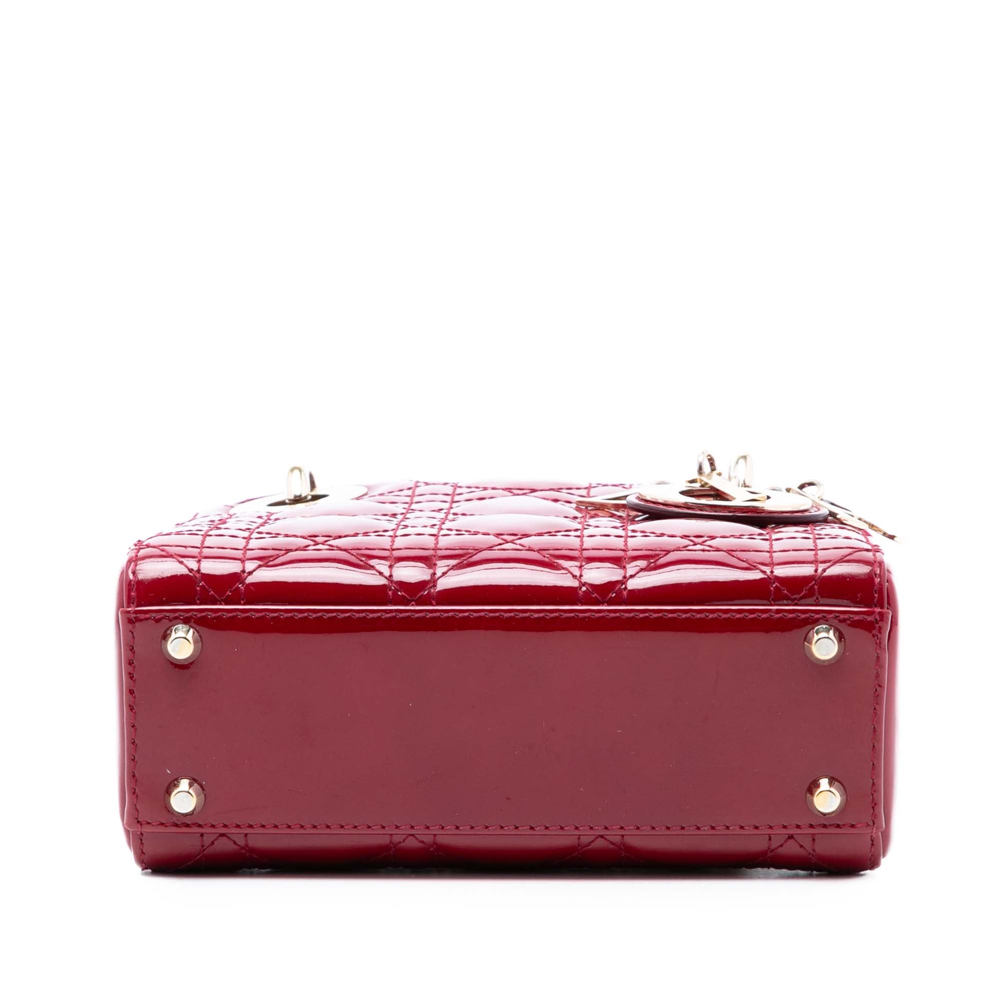 Dior Mini Patent Cannage Lady Dior - image 3