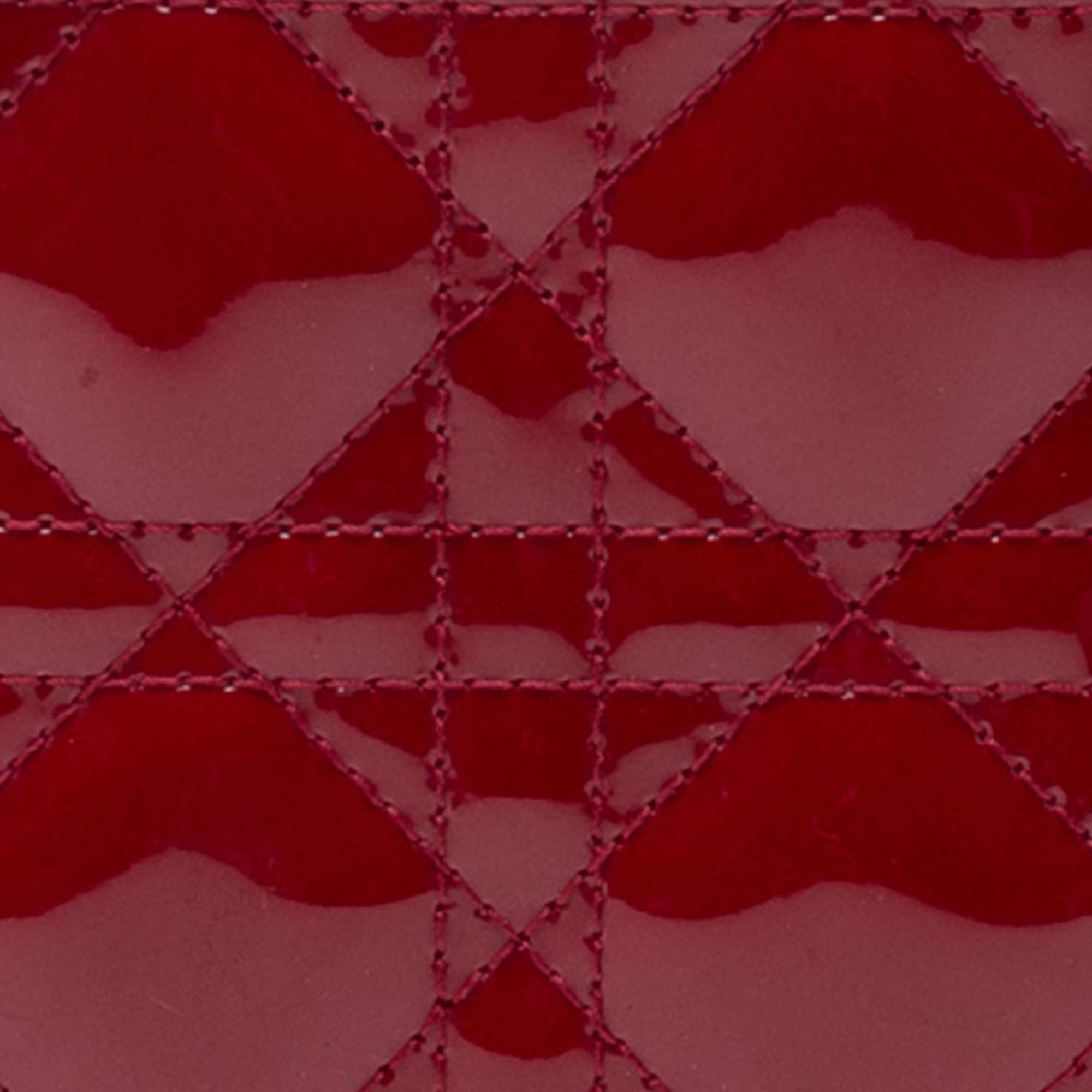 Dior Mini Patent Cannage Lady Dior - image 6