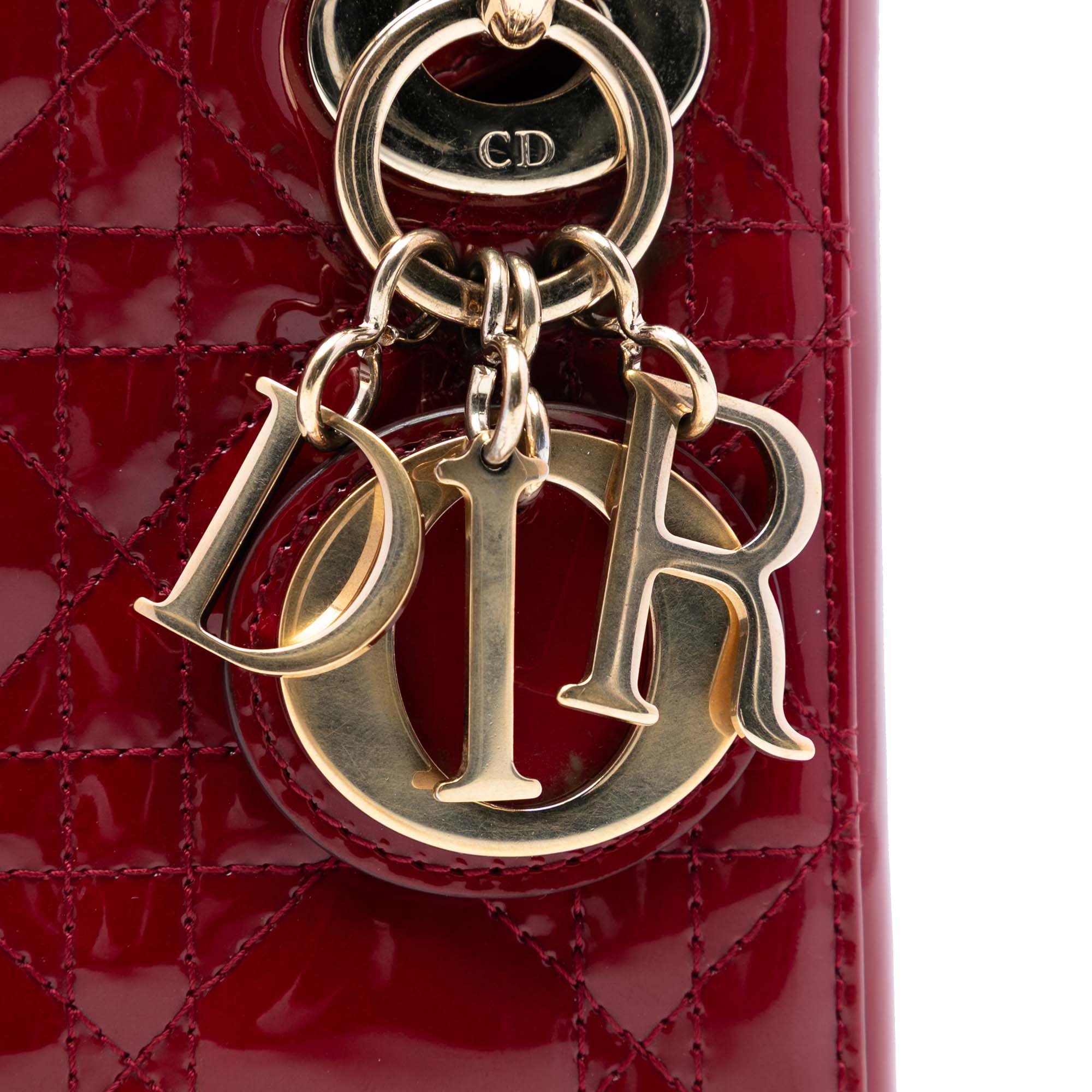 Dior Mini Patent Cannage Lady Dior - image 7