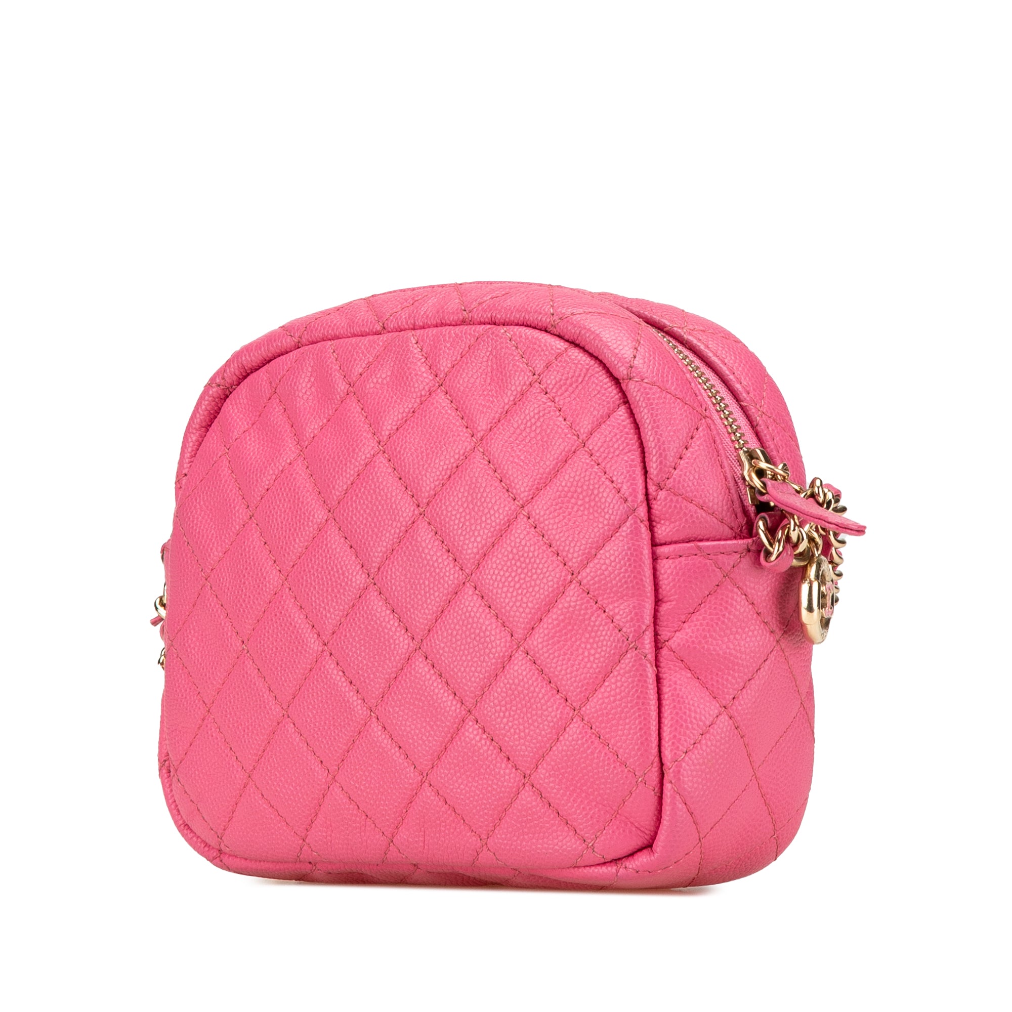 Chanel Quilted Caviar CC Day Camera Bag - image 2