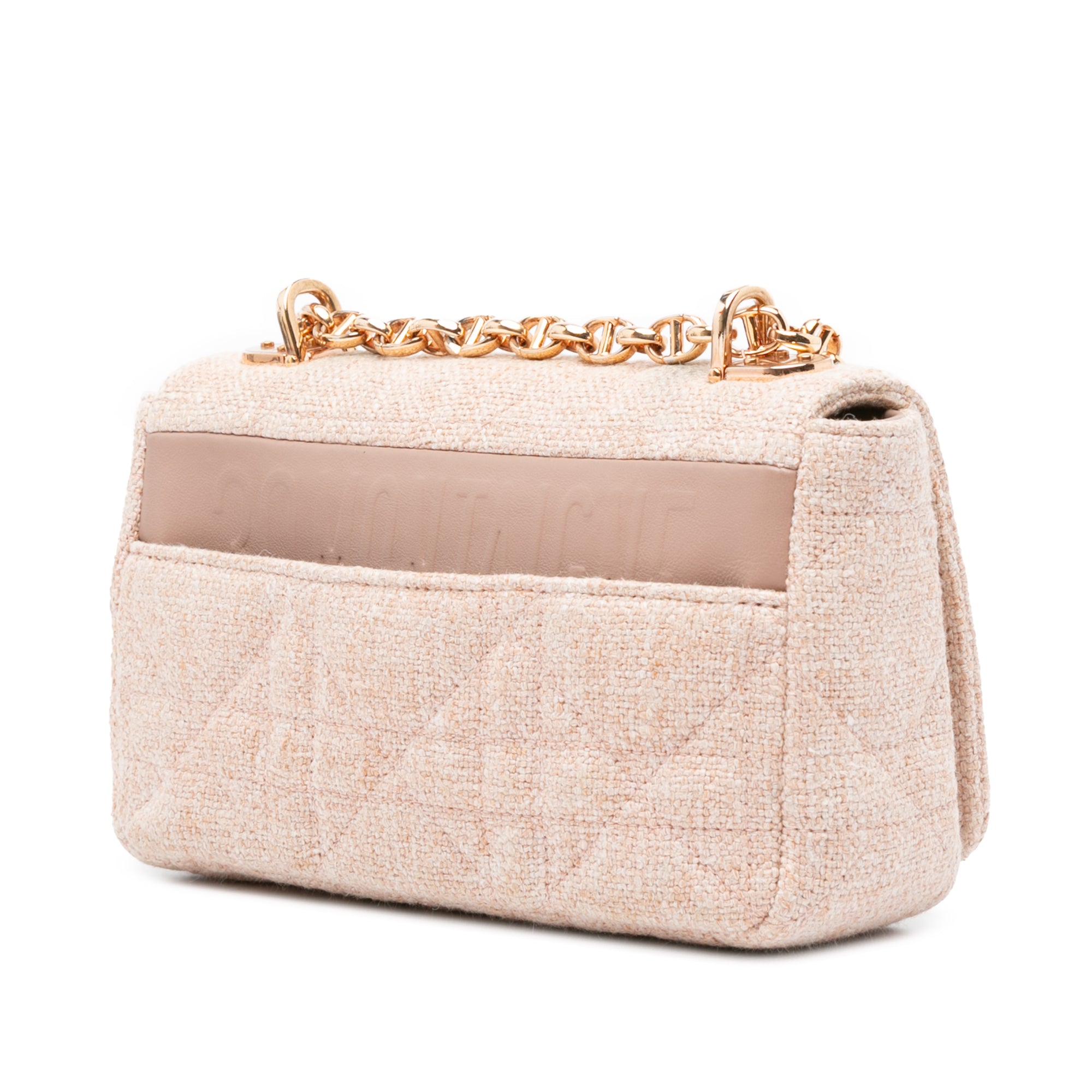 Dior Small Linen Macrocannage Caro Bag - image 2
