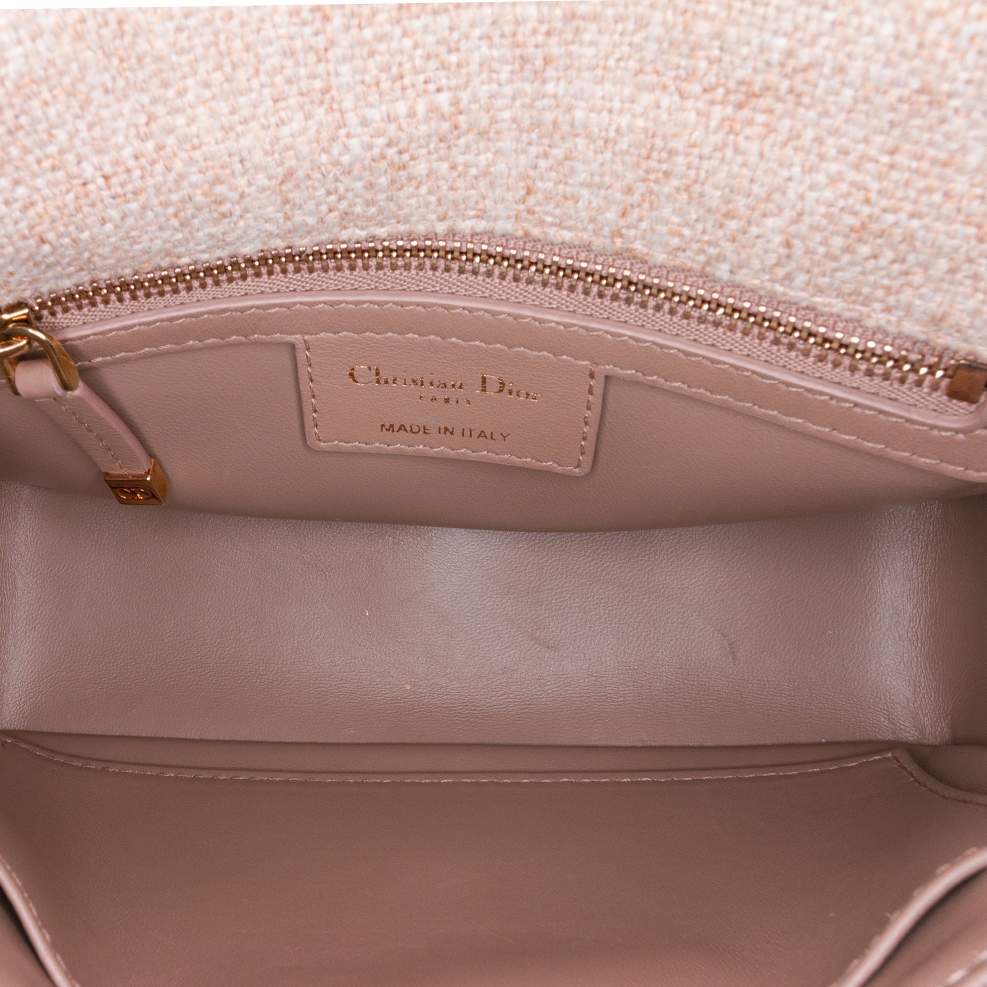 Dior Small Linen Macrocannage Caro Bag - image 4