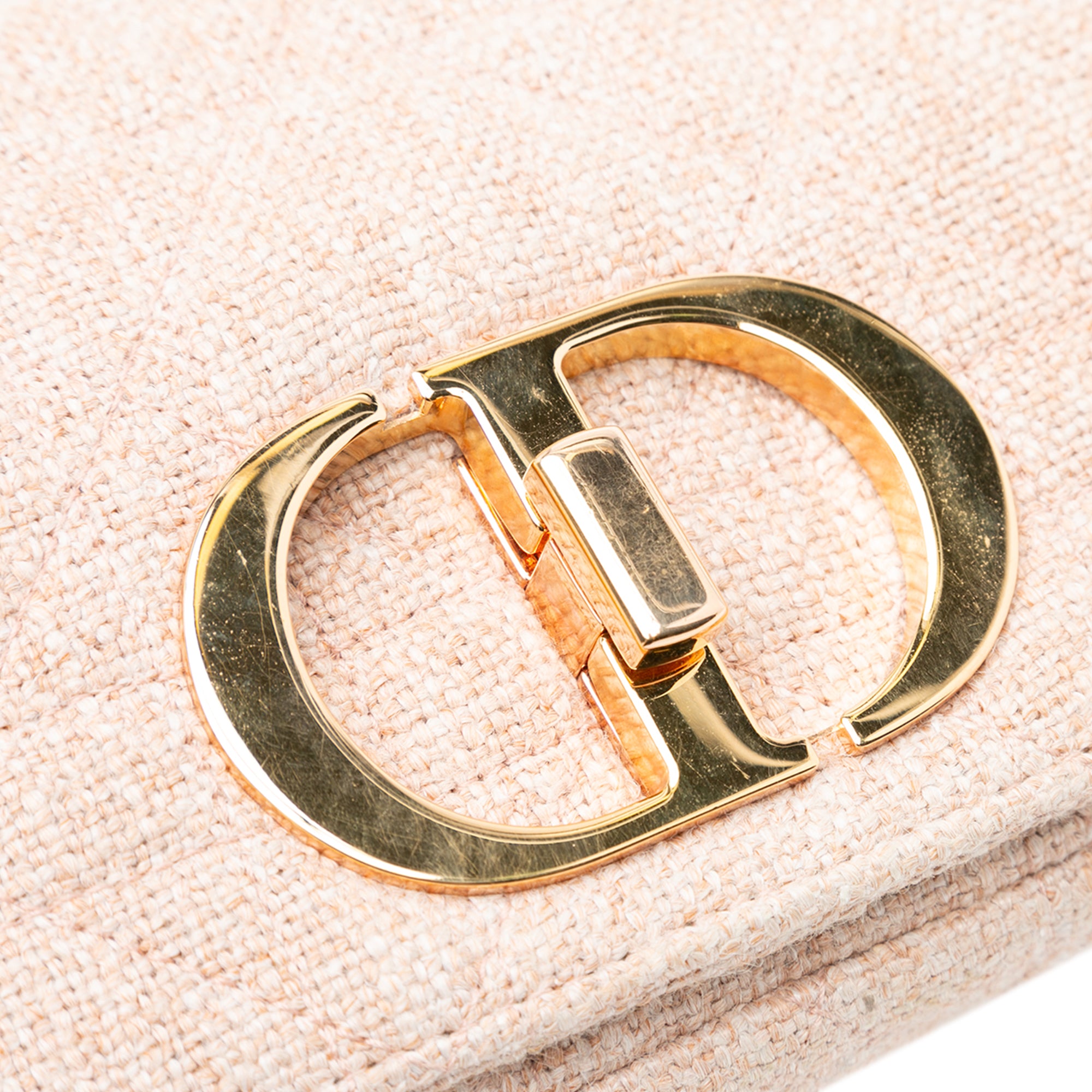 Dior Small Linen Macrocannage Caro Bag - image 6