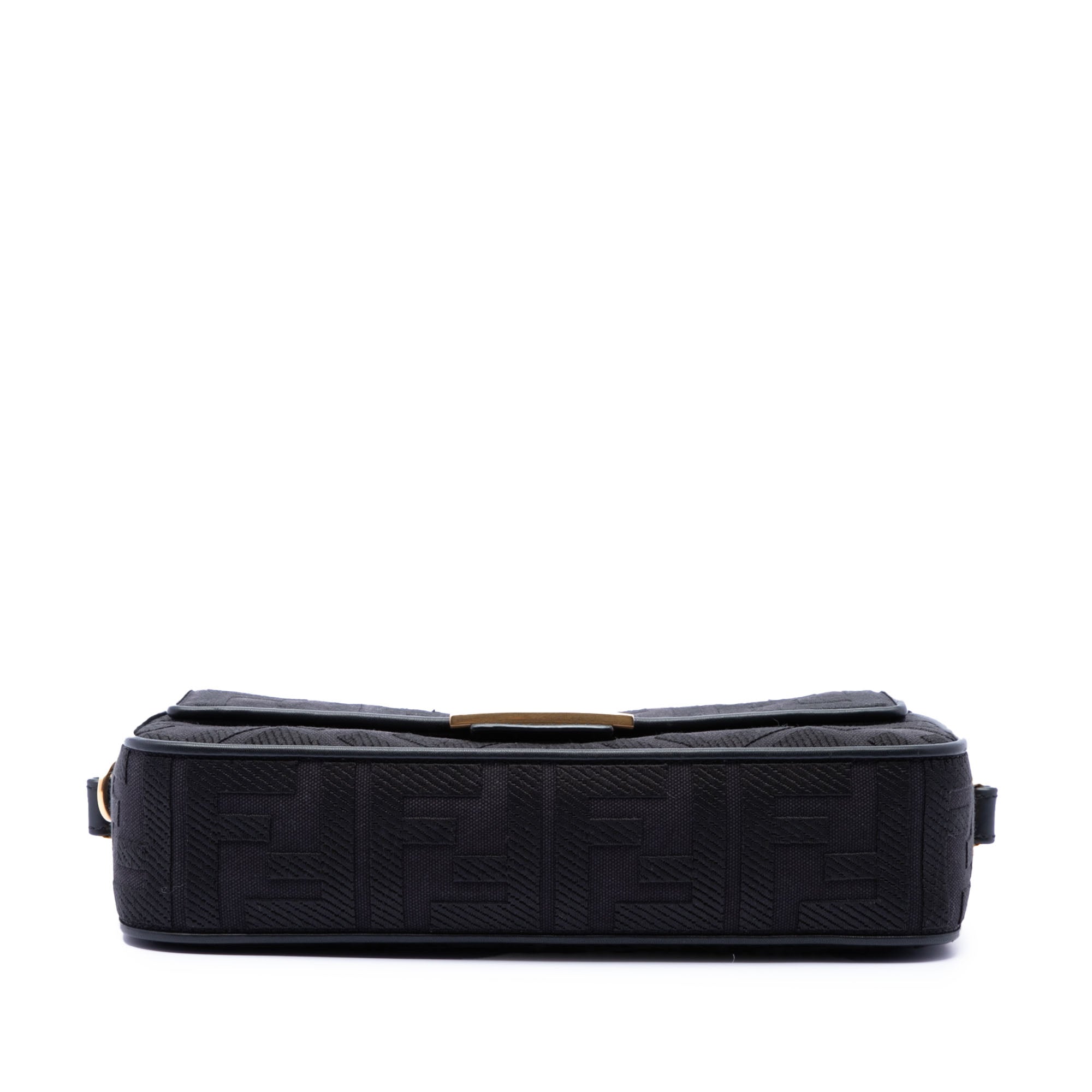 Fendi Zucca Embroidered Canvas Baguette Satchel - image 3