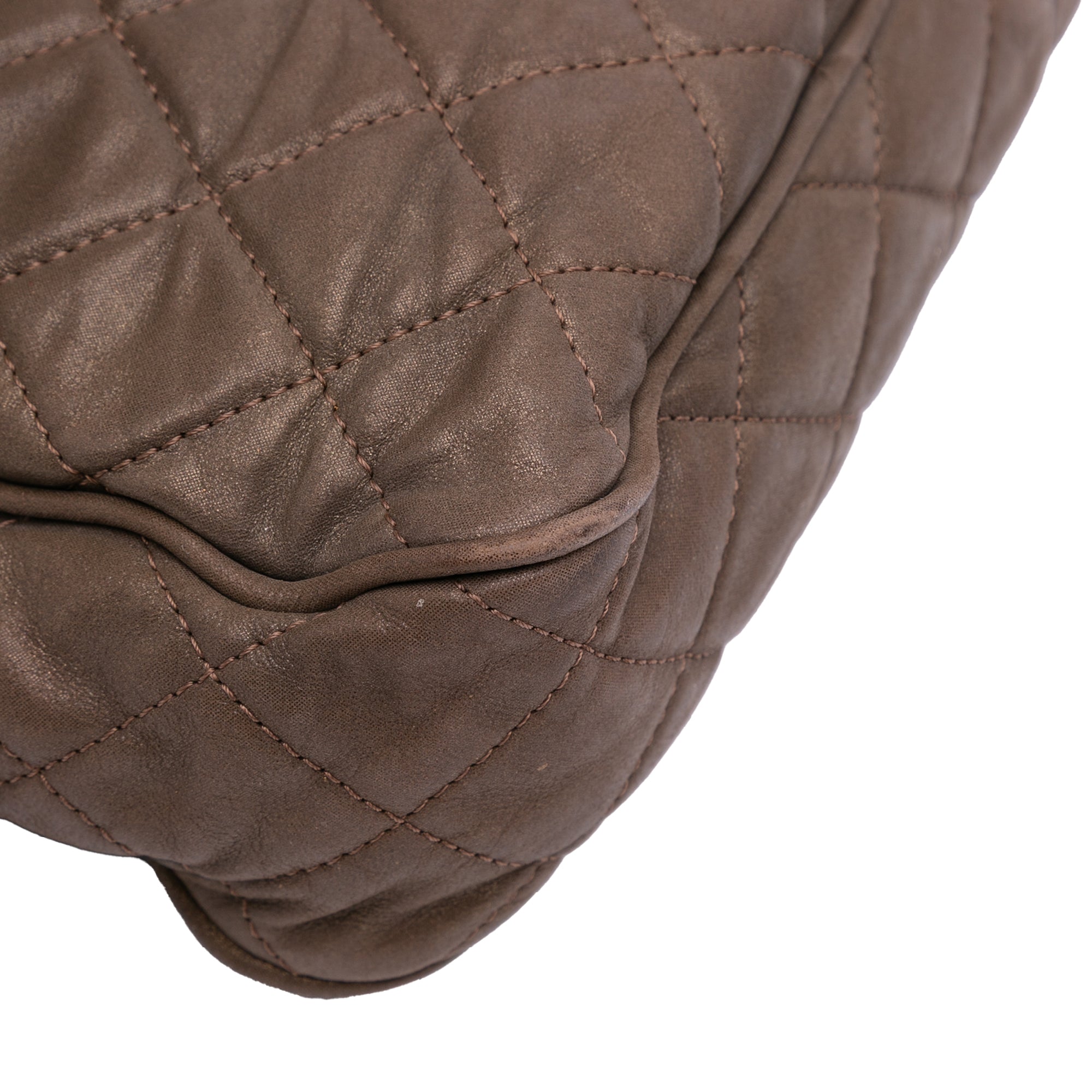 Chanel Large Quilted Iridescent Calfskin Shiva Flap - image 10
