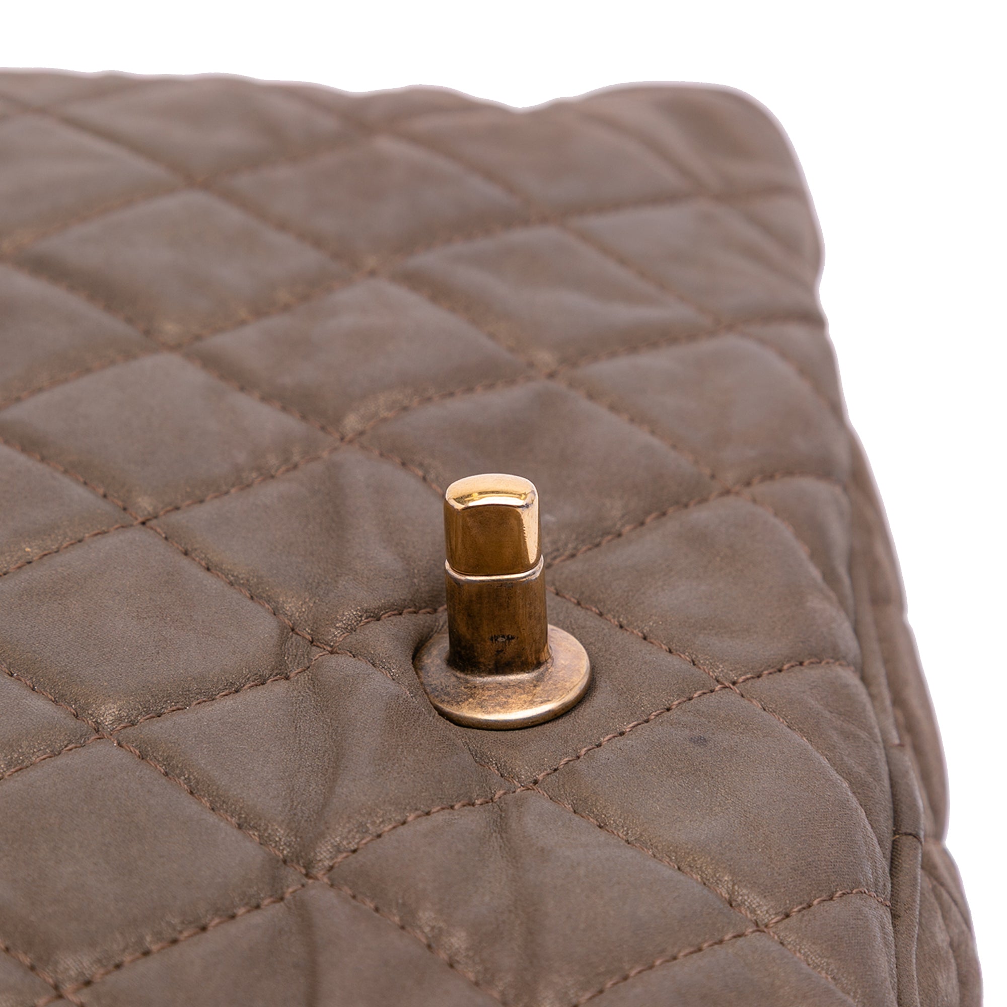 Chanel Large Quilted Iridescent Calfskin Shiva Flap - image 8