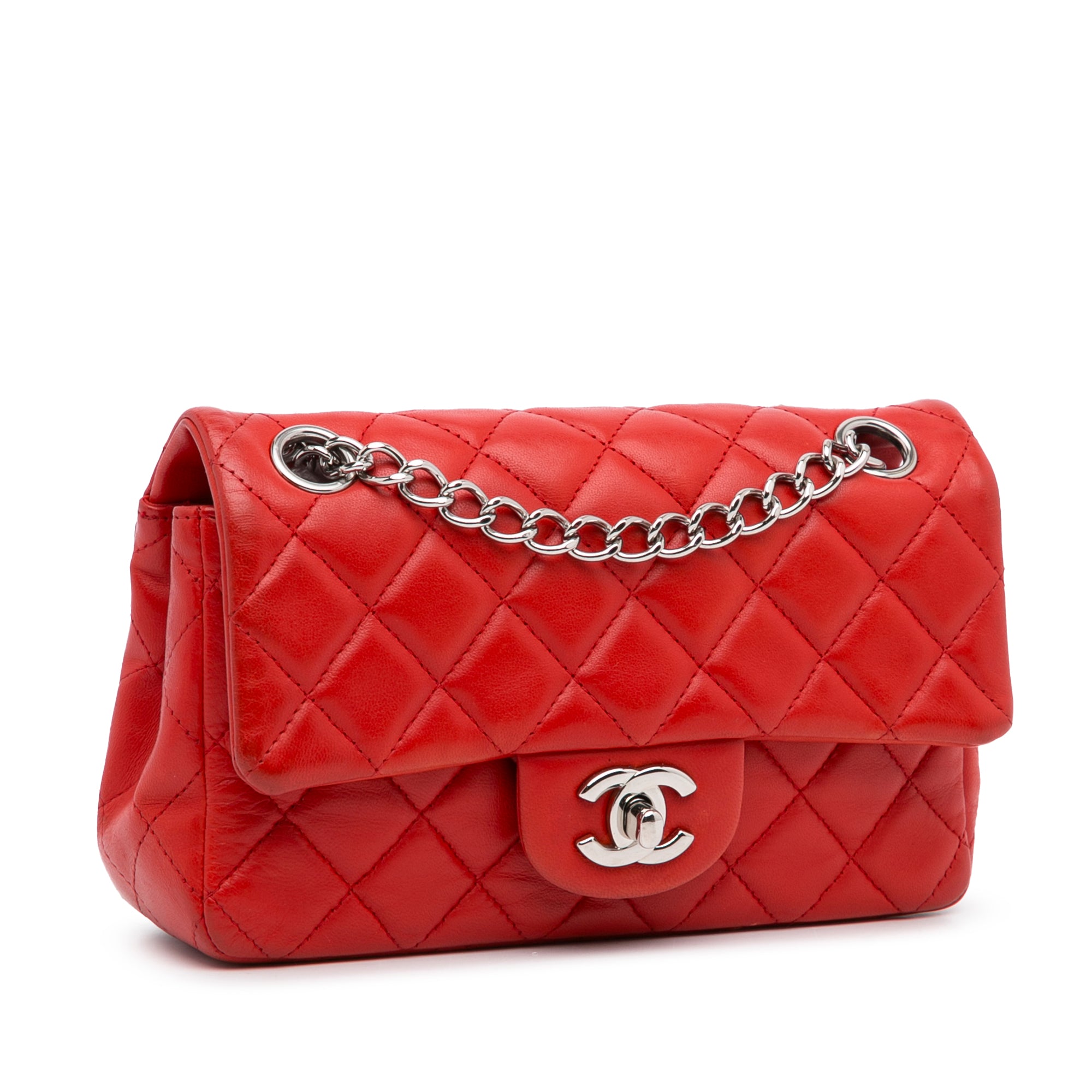 Chanel Mini Rectangular Classic Lambskin Single Flap - image 2