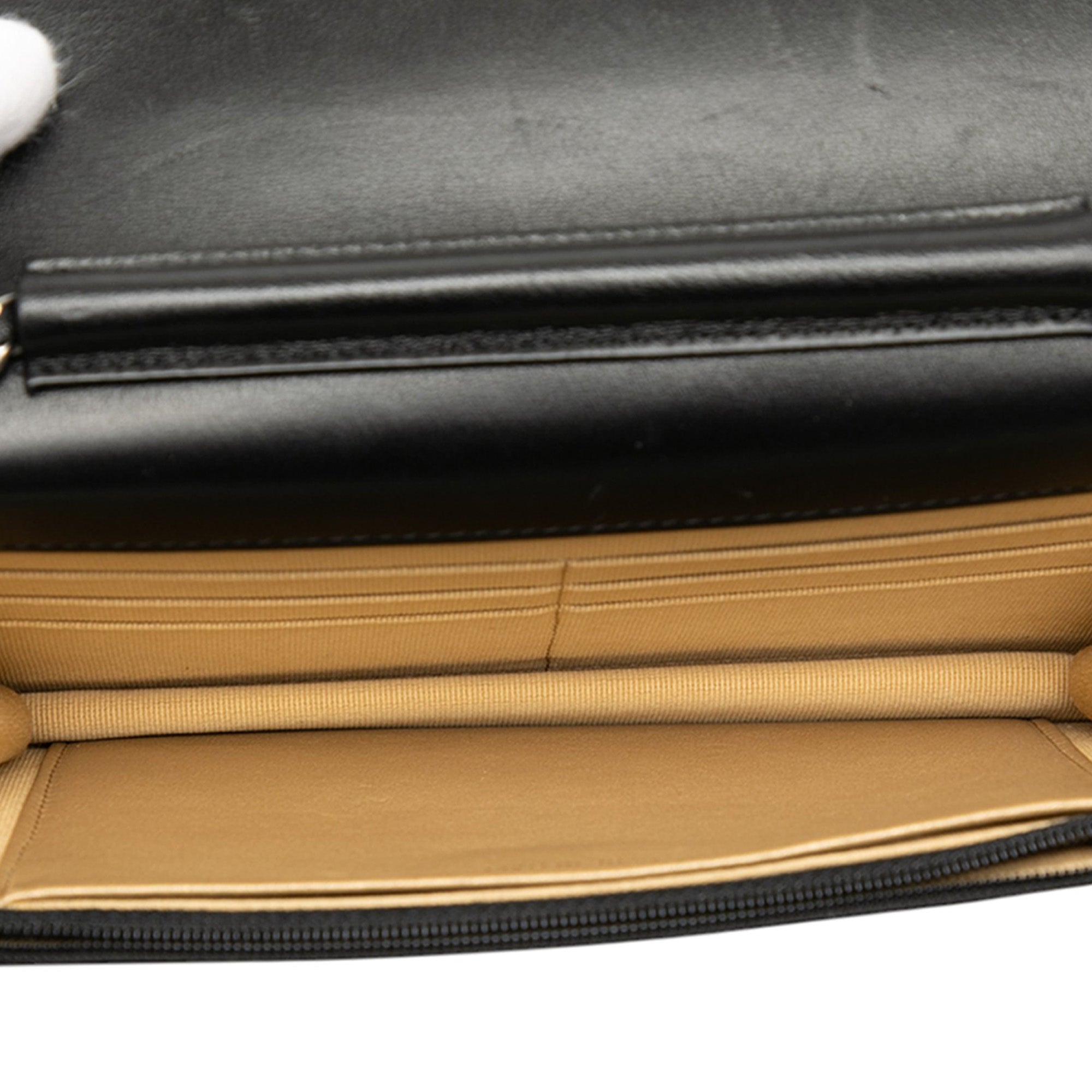 Chanel CC Quilted Lambskin Coco Clips Wallet on Chain - image 4