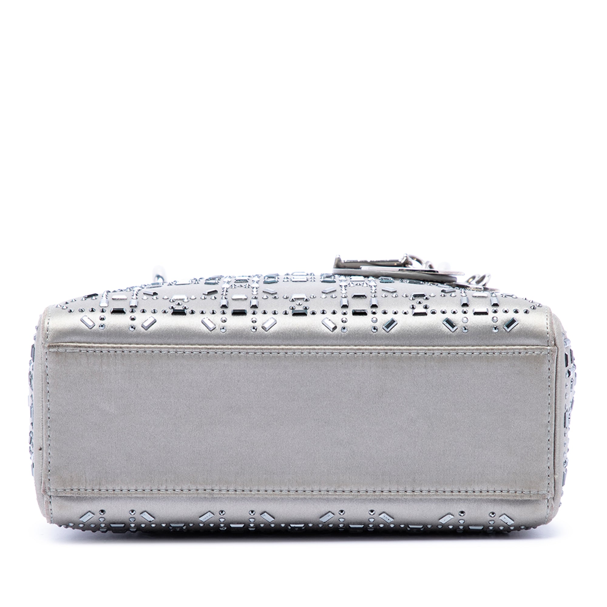 Dior Mini Satin Cannage Crystal Embellished Lady Dior - image 3