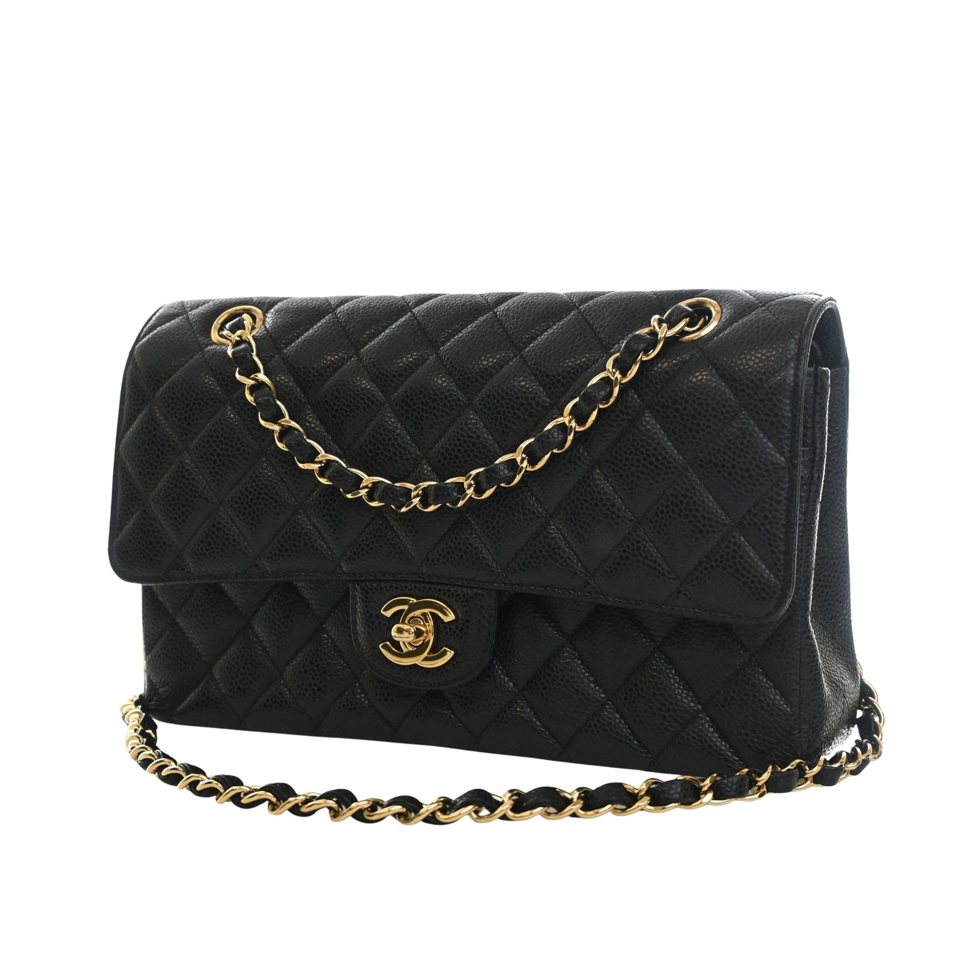 Chanel Medium Classic Caviar Double Flap - image 9