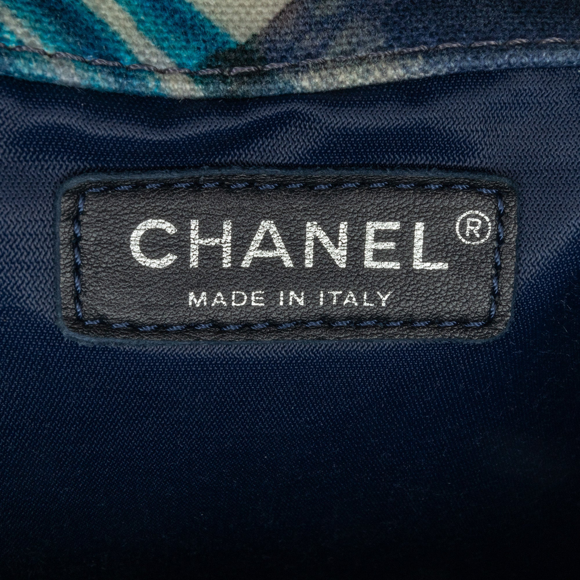 Chanel XXL Printed Canvas Airline Single Flap - image 5