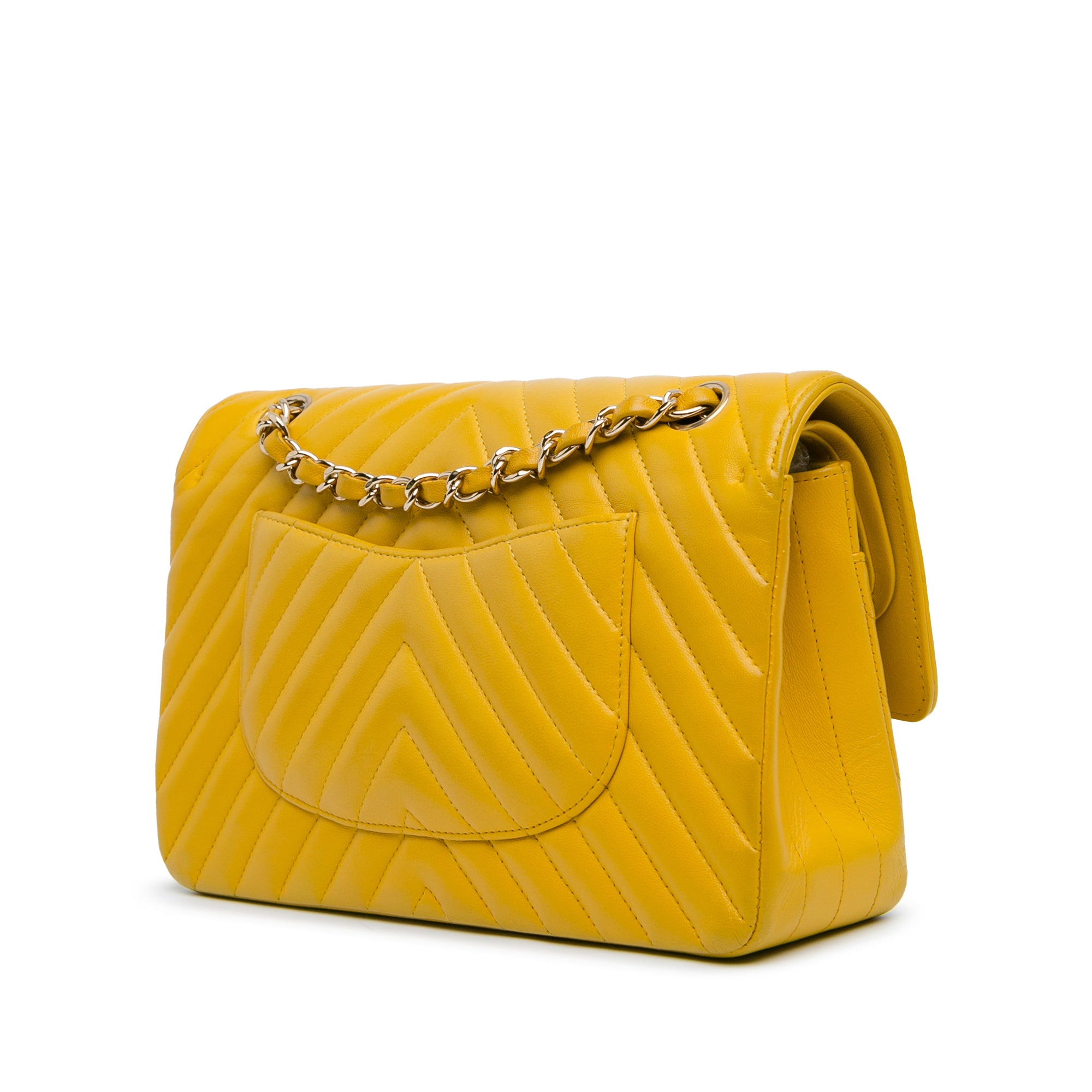 Chanel Medium Classic Chevron Lambskin Double Flap - image 2