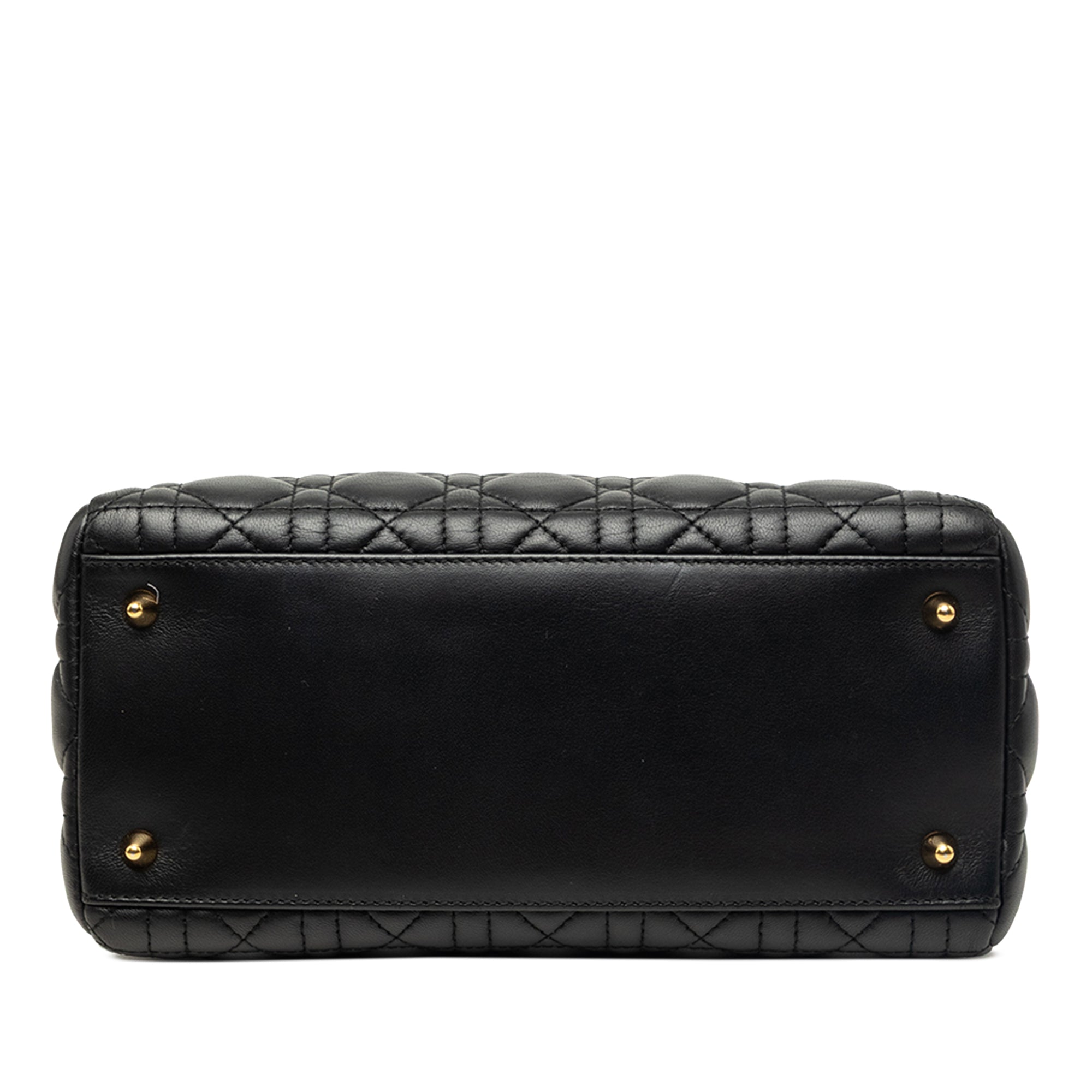 Dior Medium Lambskin Cannage Lady Dior - image 3