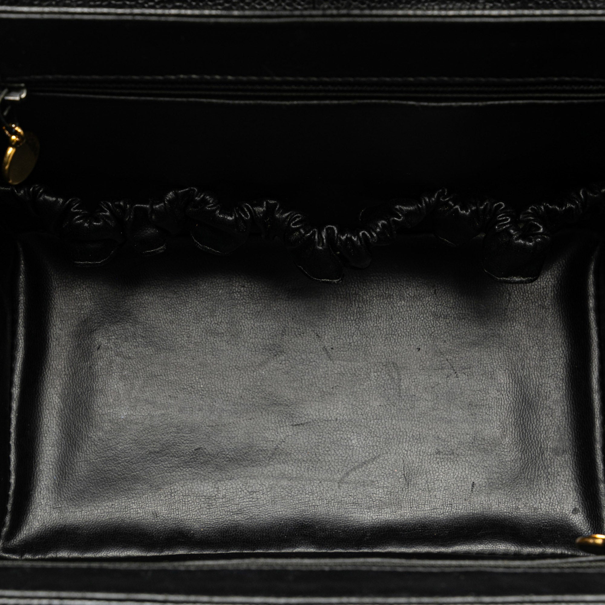 Chanel CC Caviar Vanity Box Case - image 4