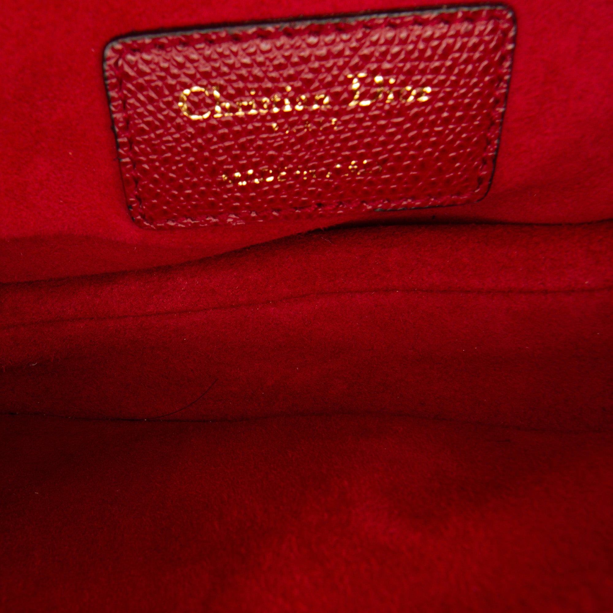 Dior Mini Grained Calfskin Saddle Bag - image 4