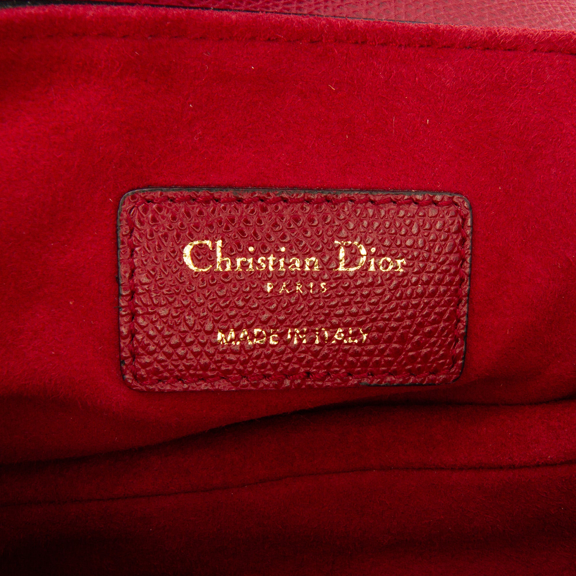 Dior Mini Grained Calfskin Saddle Bag - image 5