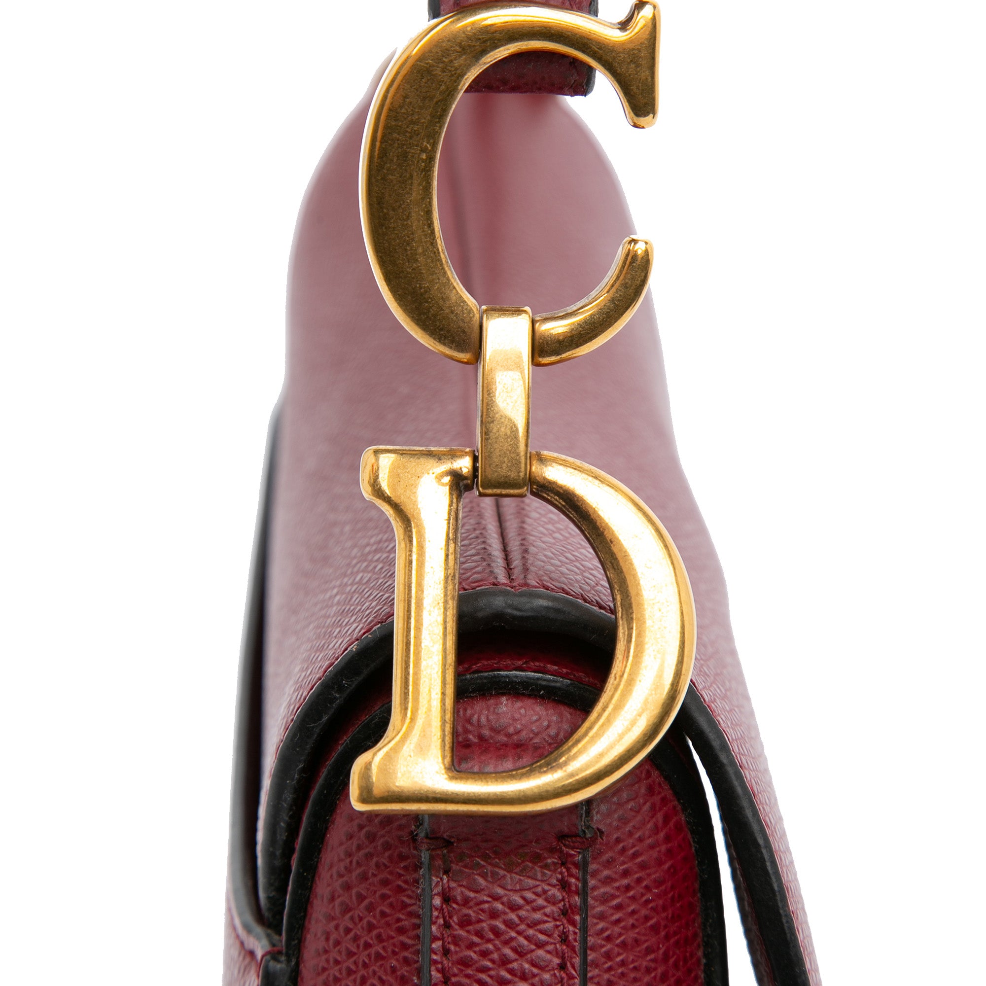 Dior Mini Grained Calfskin Saddle Bag - image 7