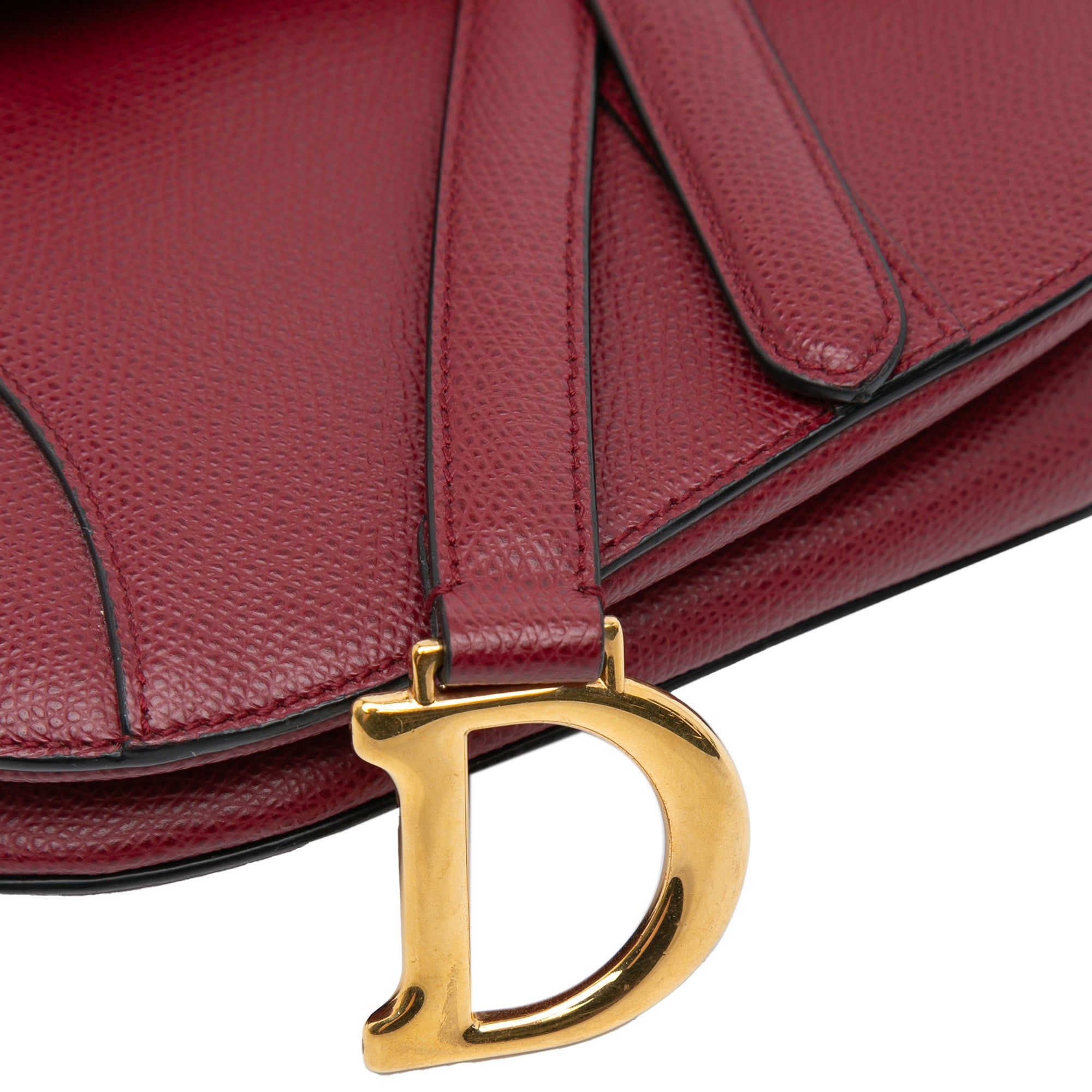 Dior Mini Grained Calfskin Saddle Bag - image 8