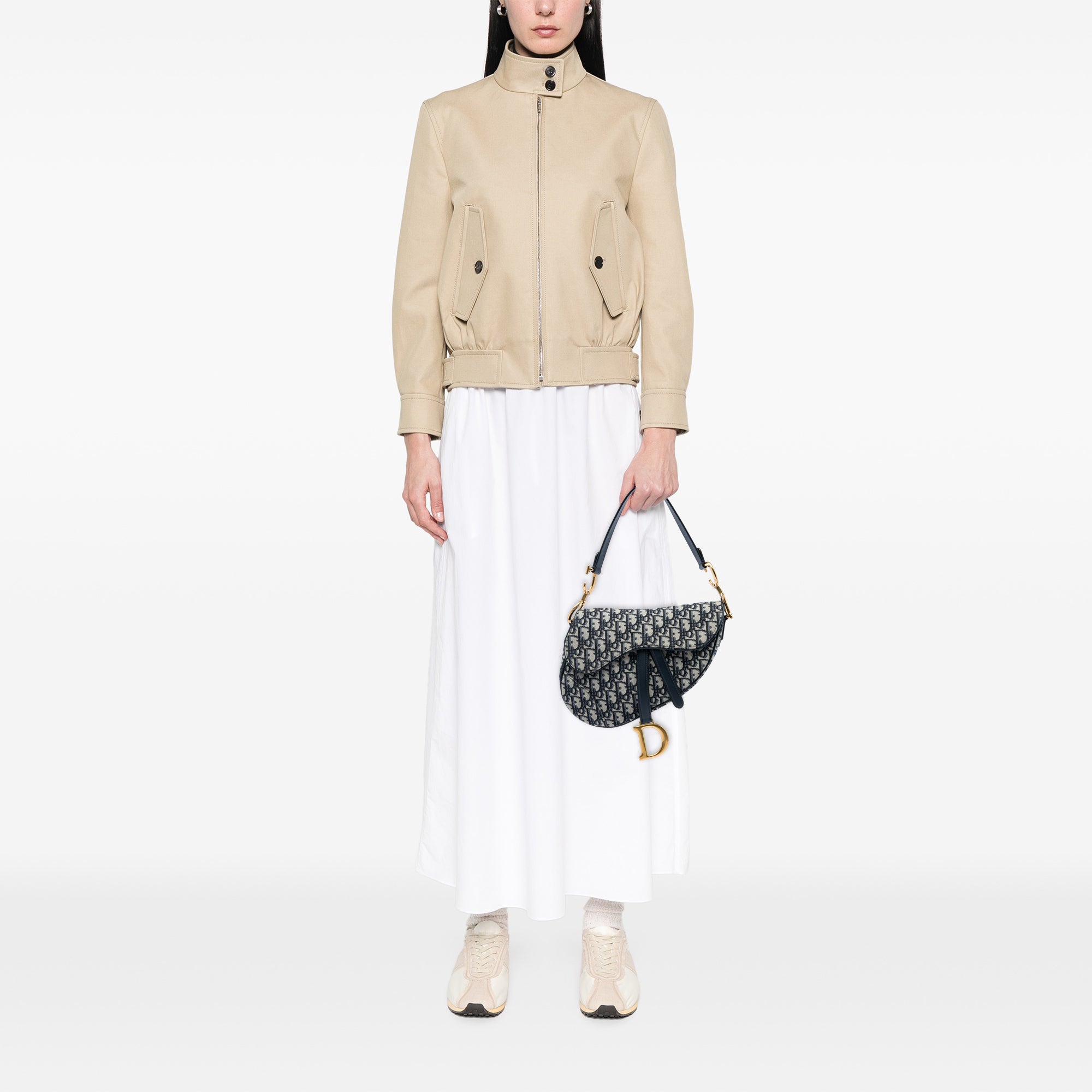 Dior Oblique Canvas Saddle Bag - image 5
