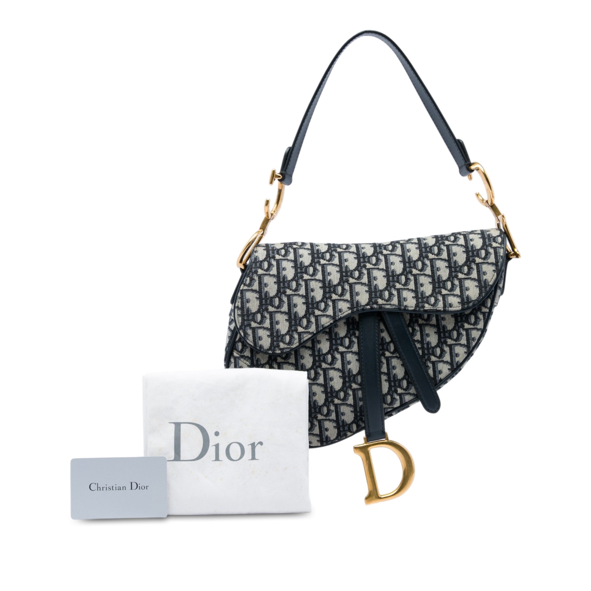 Dior Oblique Canvas Saddle Bag - image 6