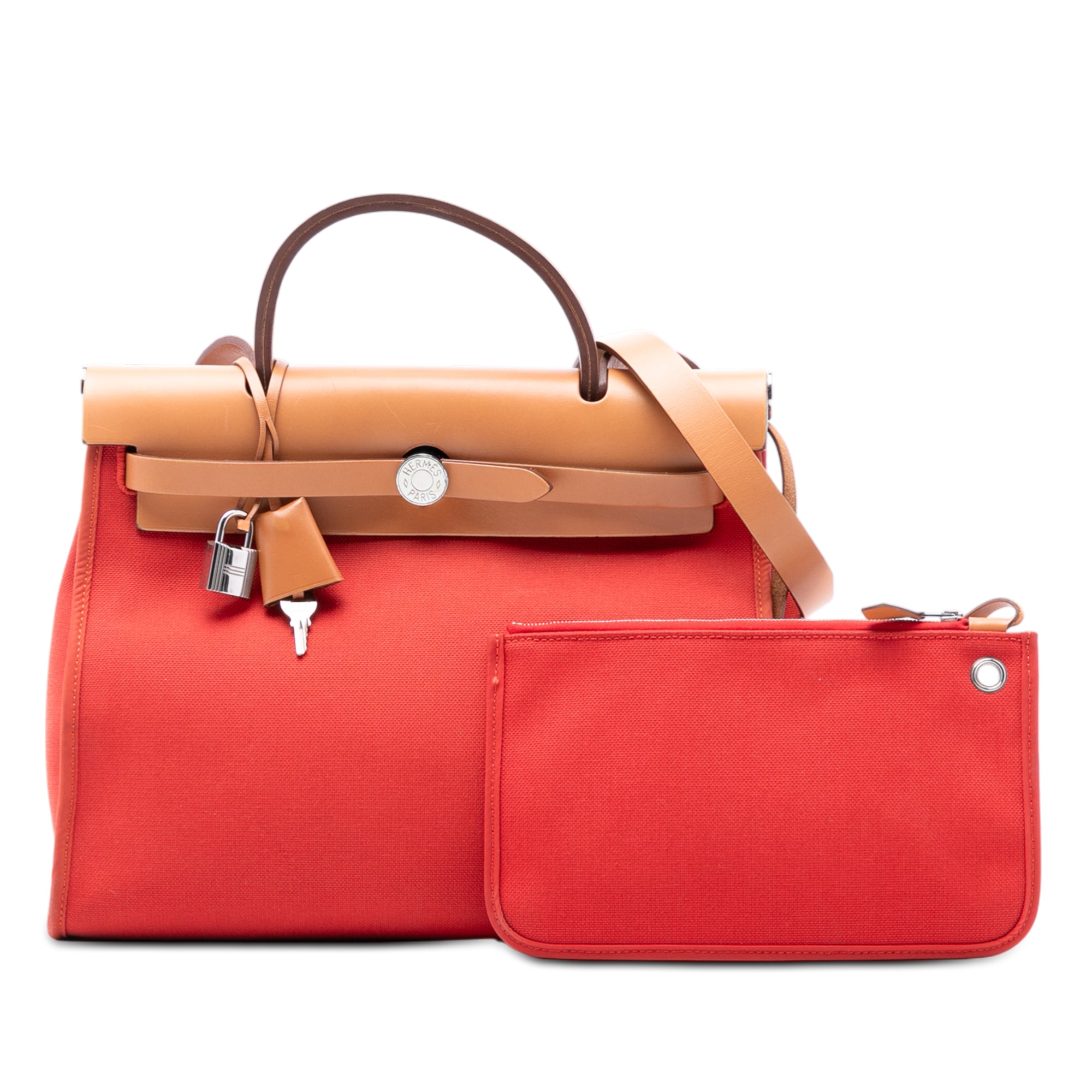 Hermès Toile Herbag Zip 31 - image 8
