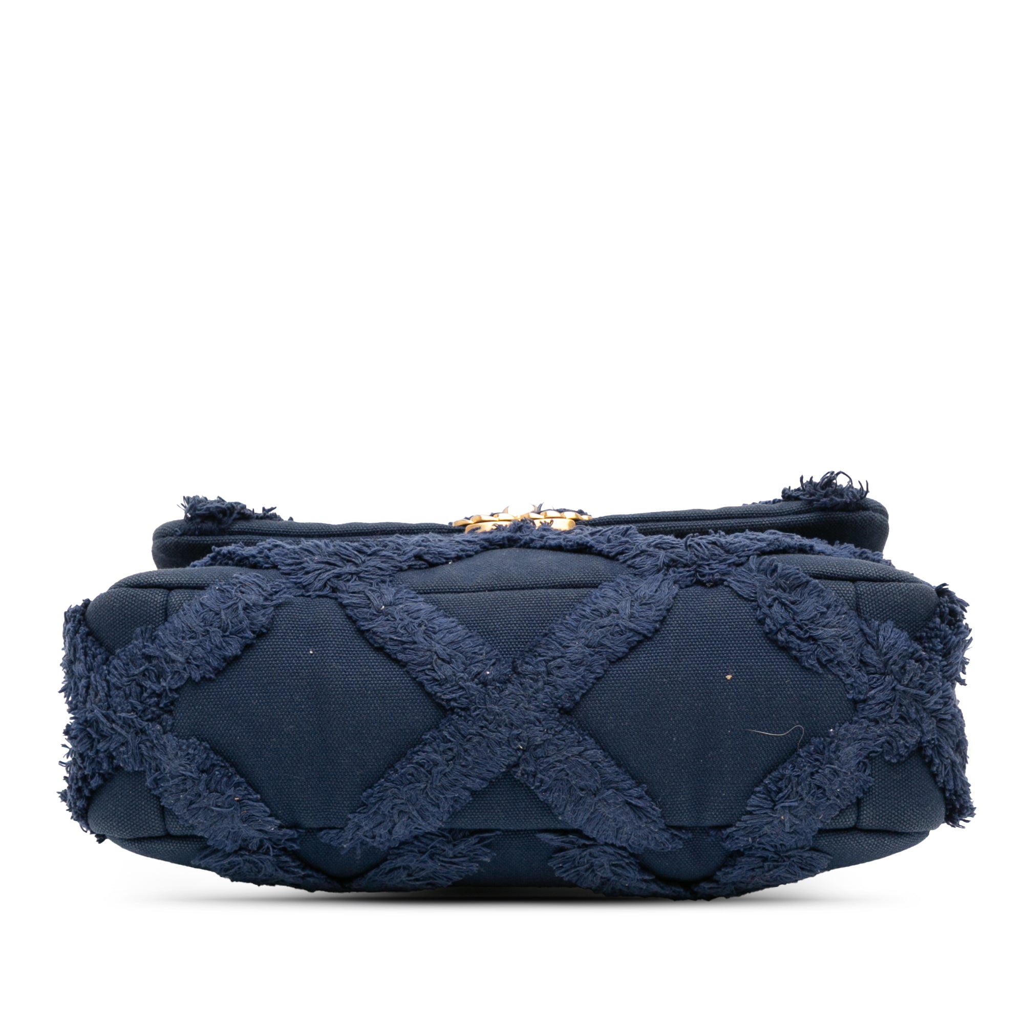 Chanel Medium Canvas and Cotton 19 Flap - image 3