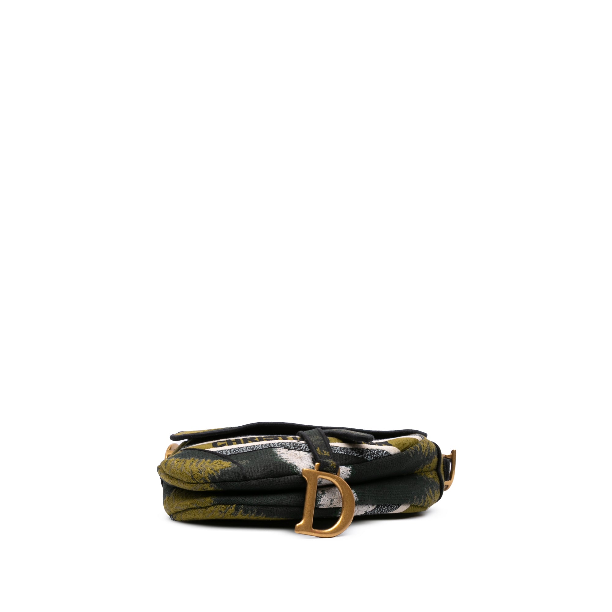 Dior Canvas Embroidered Tie Dye Saddle Bag - image 3