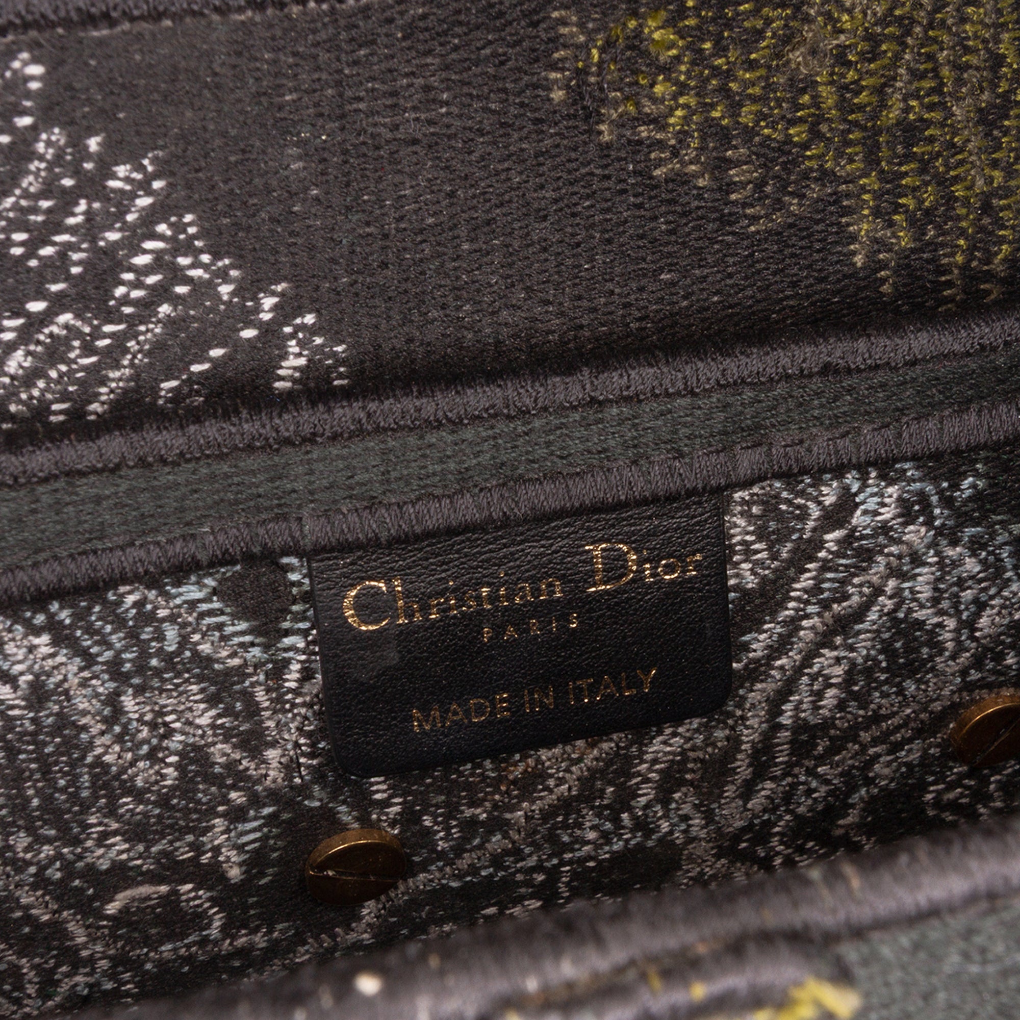 Dior Canvas Embroidered Tie Dye Saddle Bag - image 5