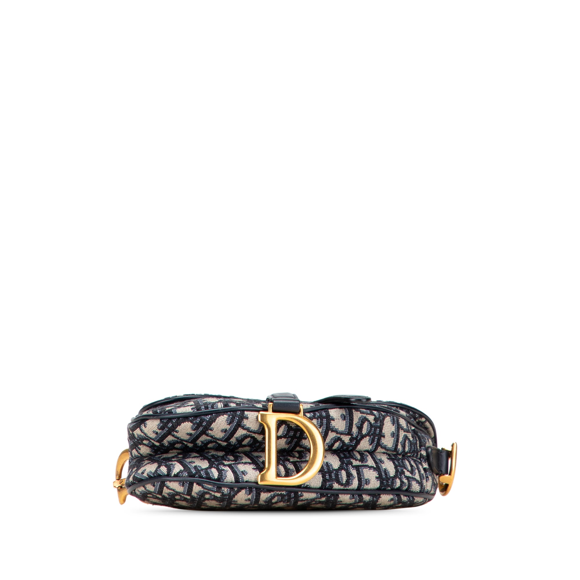 Dior Mini Oblique Canvas Saddle Bag - image 3