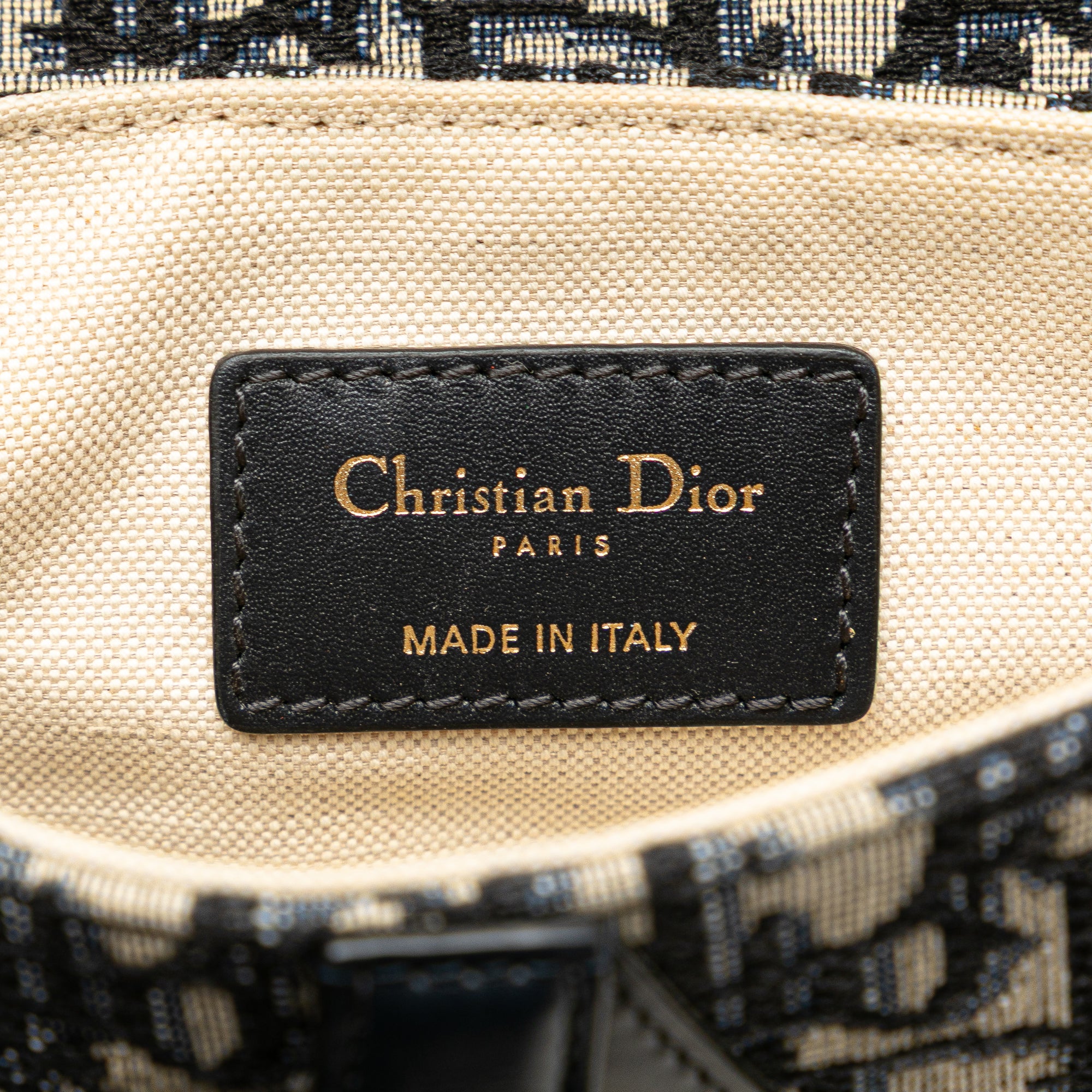 Dior Mini Oblique Canvas Saddle Bag - image 5