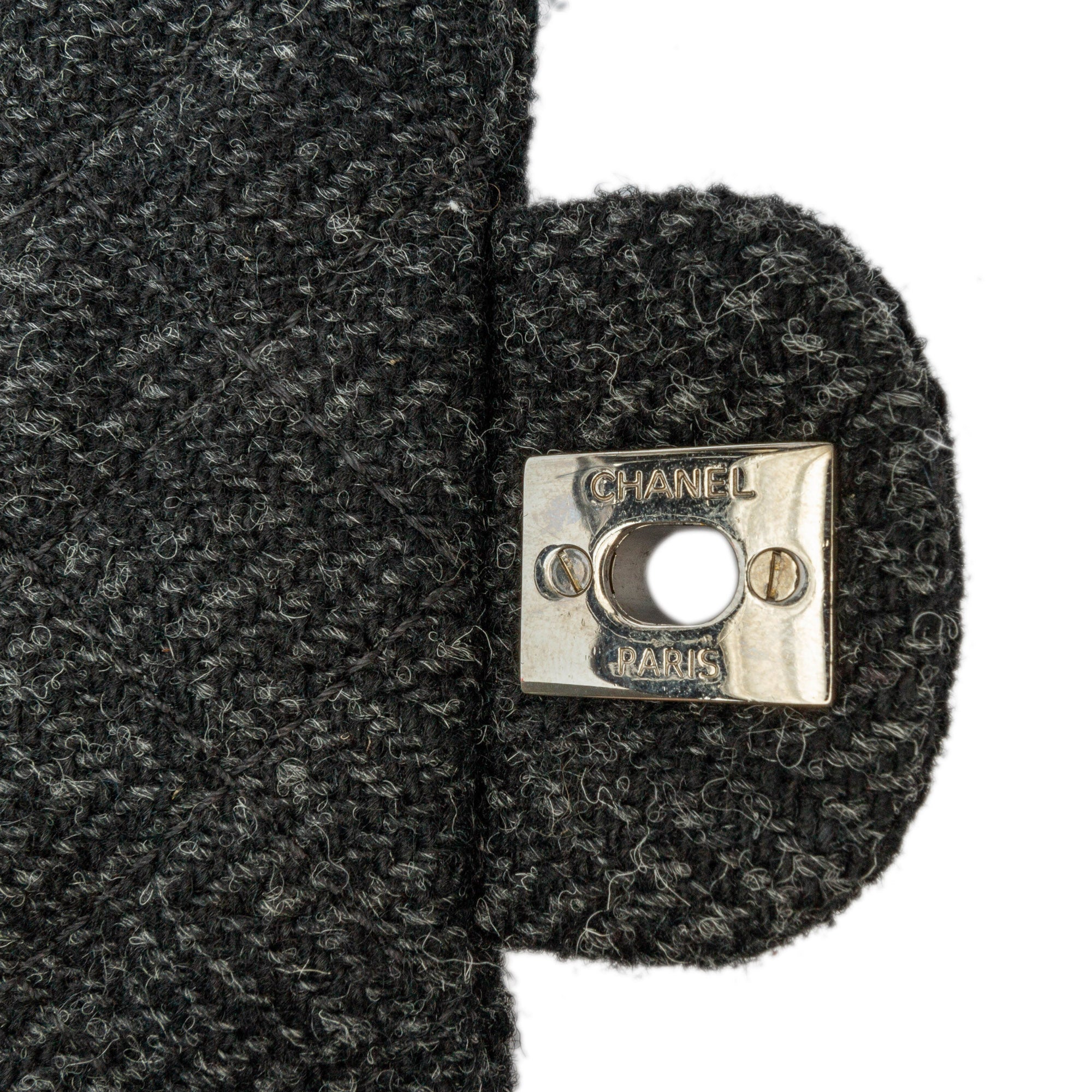 Chanel Medium Strass Embellished Tweed Single Flap - image 10