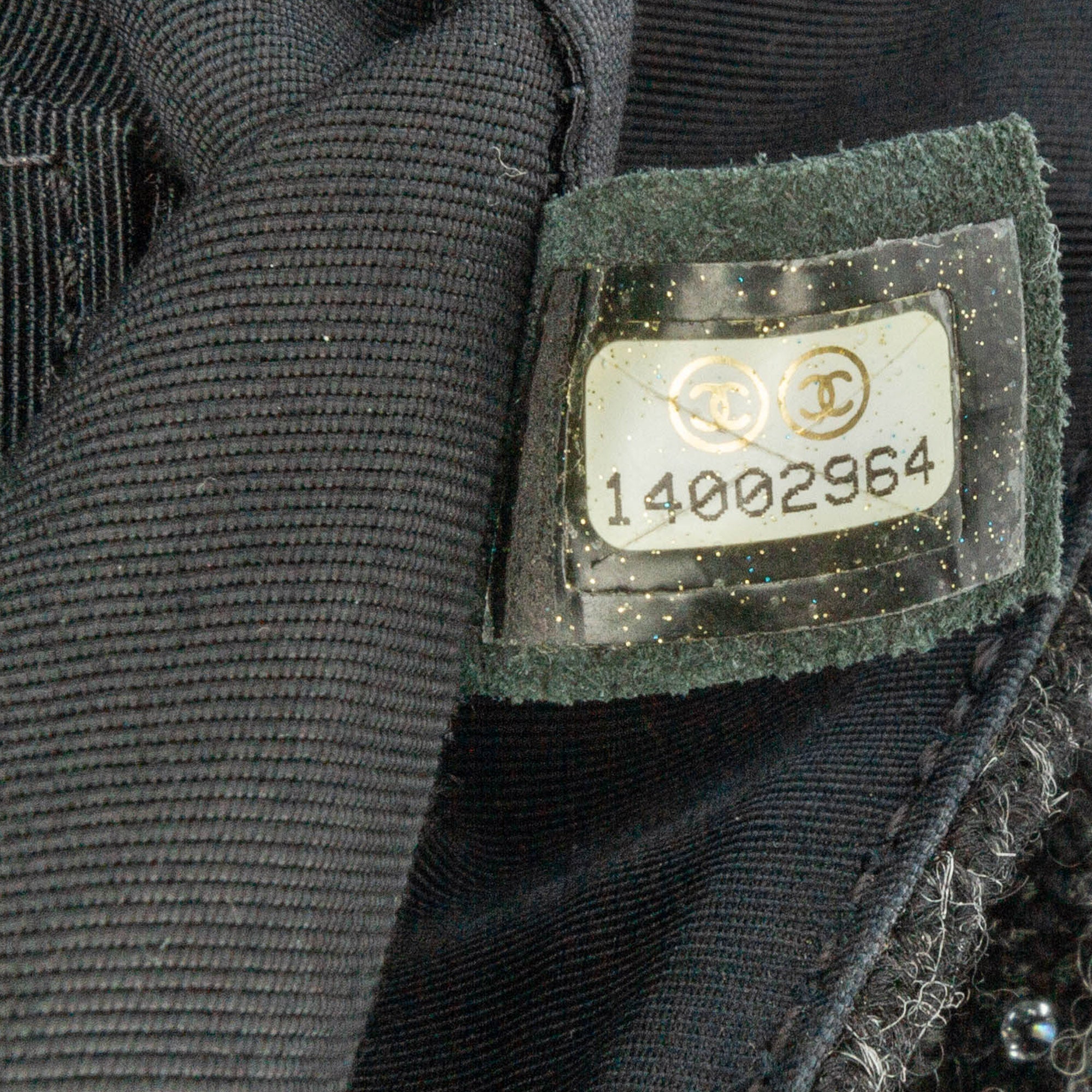 Chanel Medium Strass Embellished Tweed Single Flap - image 9