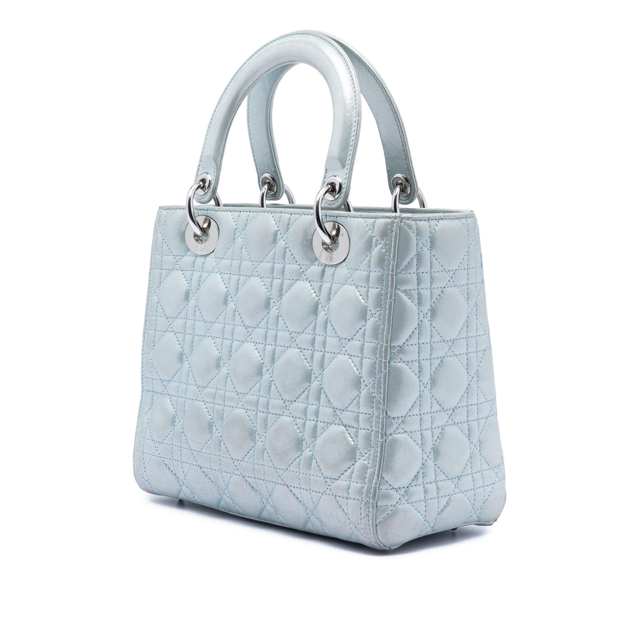 Dior Medium Iridescent Lambskin Cannage Lady Dior - image 2