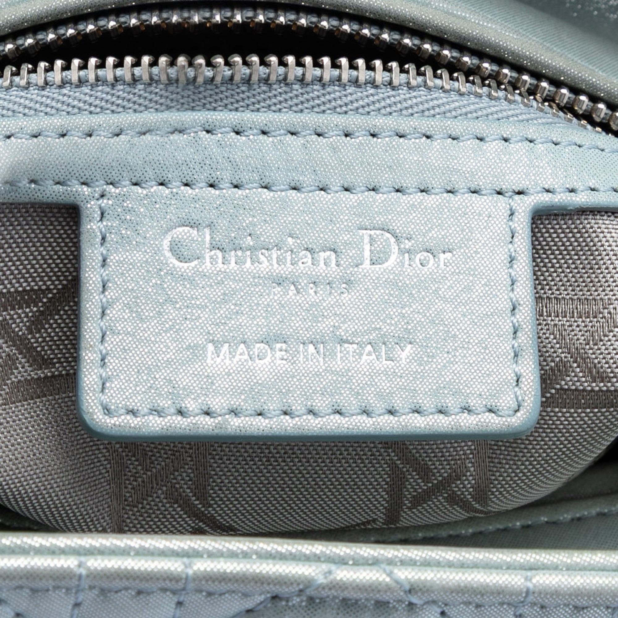 Dior Medium Iridescent Lambskin Cannage Lady Dior - image 5