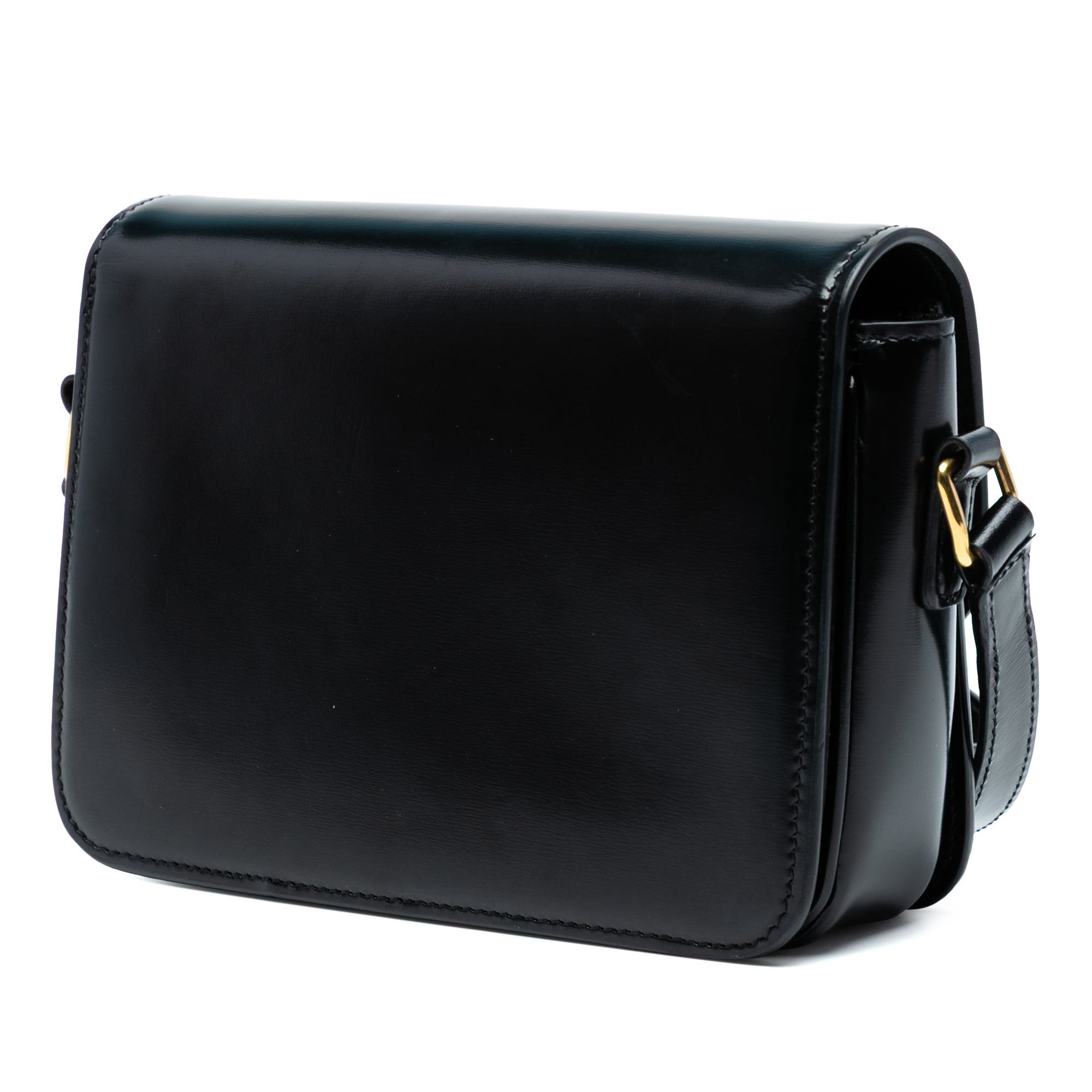 Celine Teen Shiny Calfskin Triomphe Crossbody - image 2